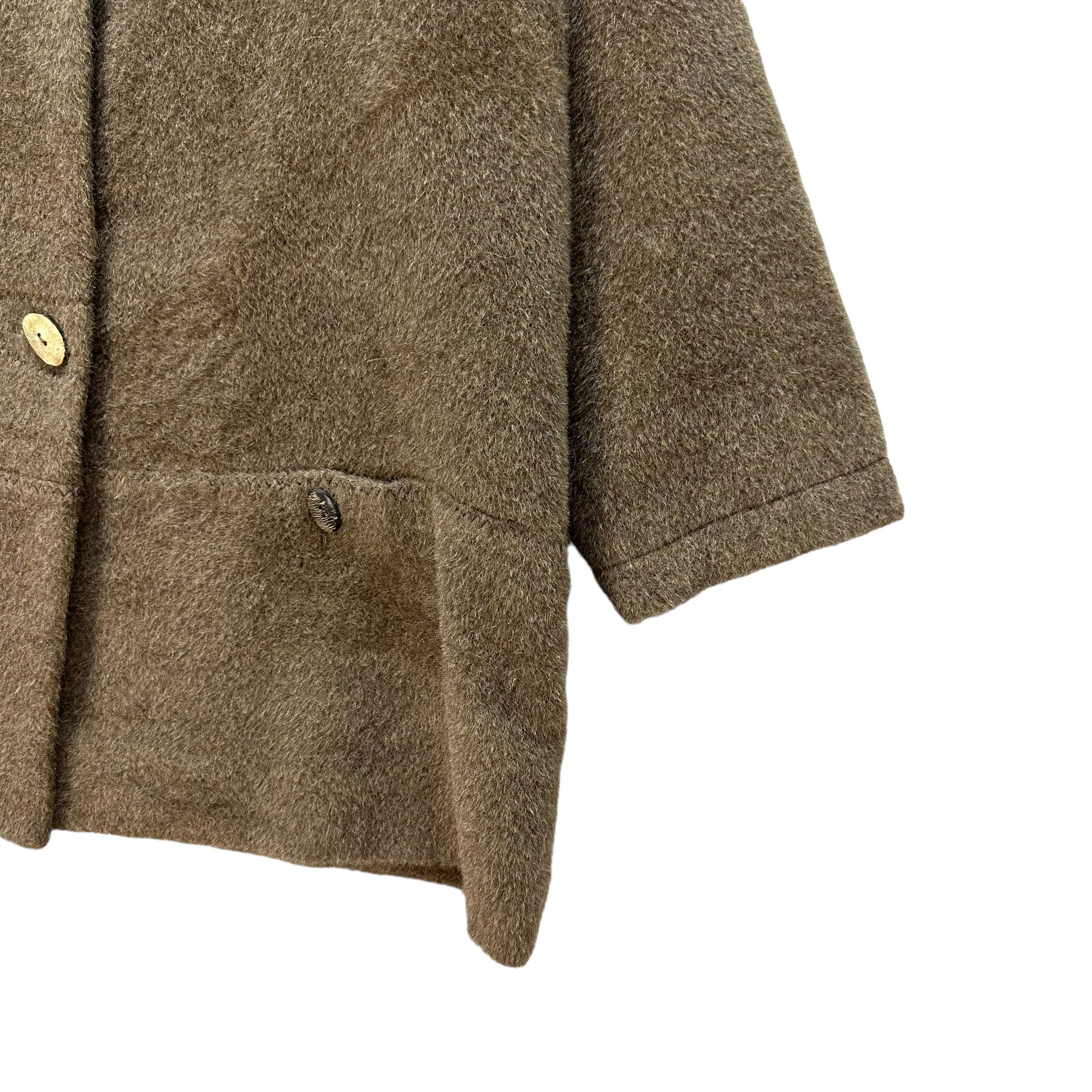 Japanese Brand MON GRE FEMME MOHAIR COAT #8060-199 Size M / US 6-8 / IT 42-44 - 5 Thumbnail