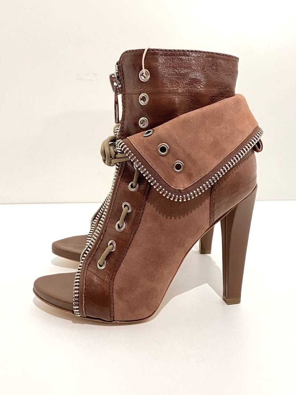 Alexander Wang Alexander Wang Freja Leather Runway Biker Boots Vintage Y2K Size US 5 / IT 35 - 4 Thumbnail