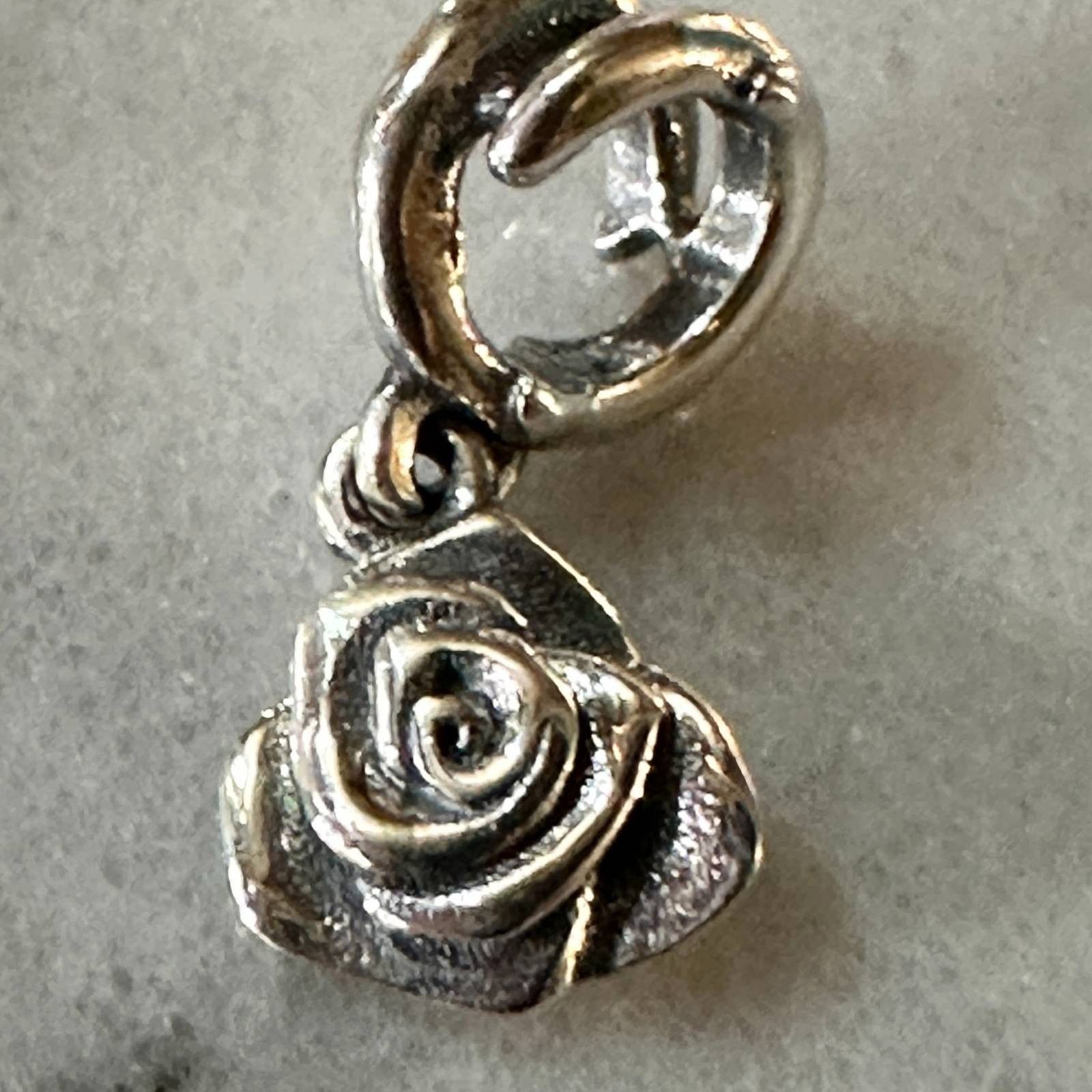 pandora Authentic Pandora Rose in Bloom Dangle Charm #793213C00 Size ONE SIZE - 1 Thumbnail