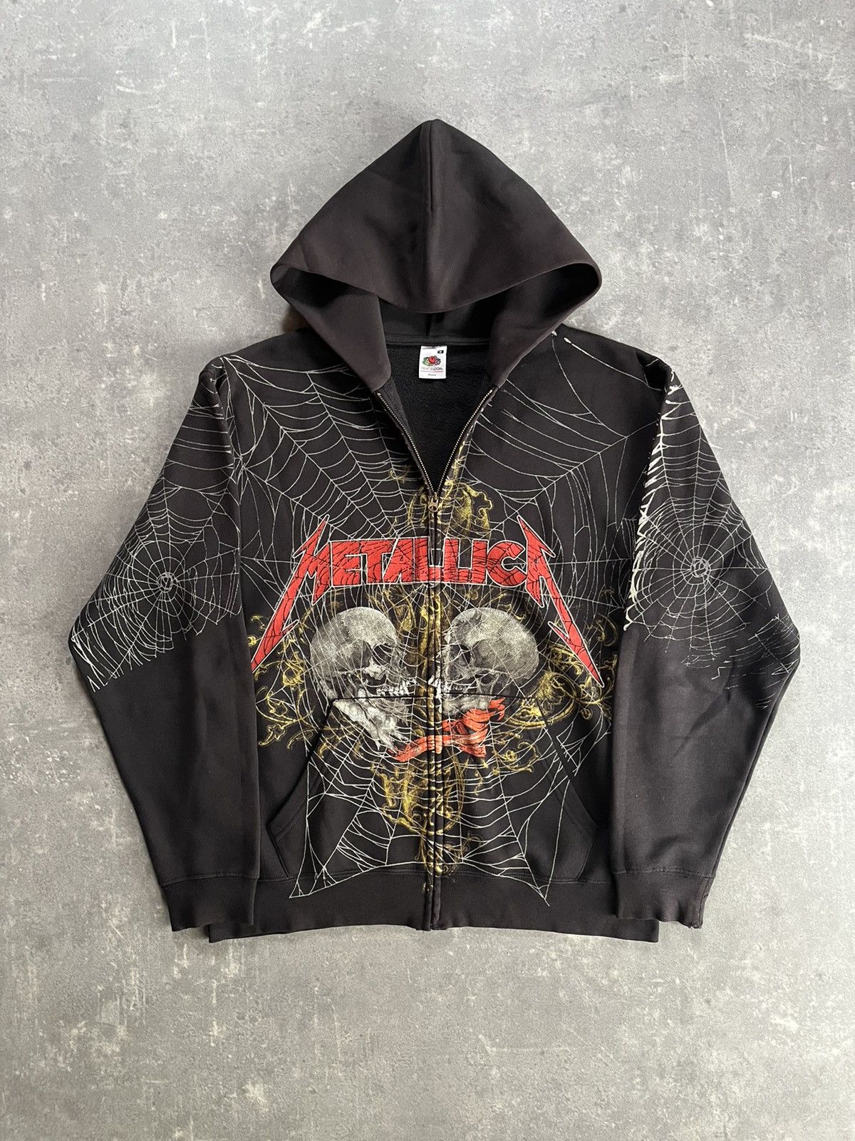 Metallica 2010 Metallica Web AOP Printed Rare Zip Hoodie M Size US M / EU 48-50 / 2 - 1 Thumbnail