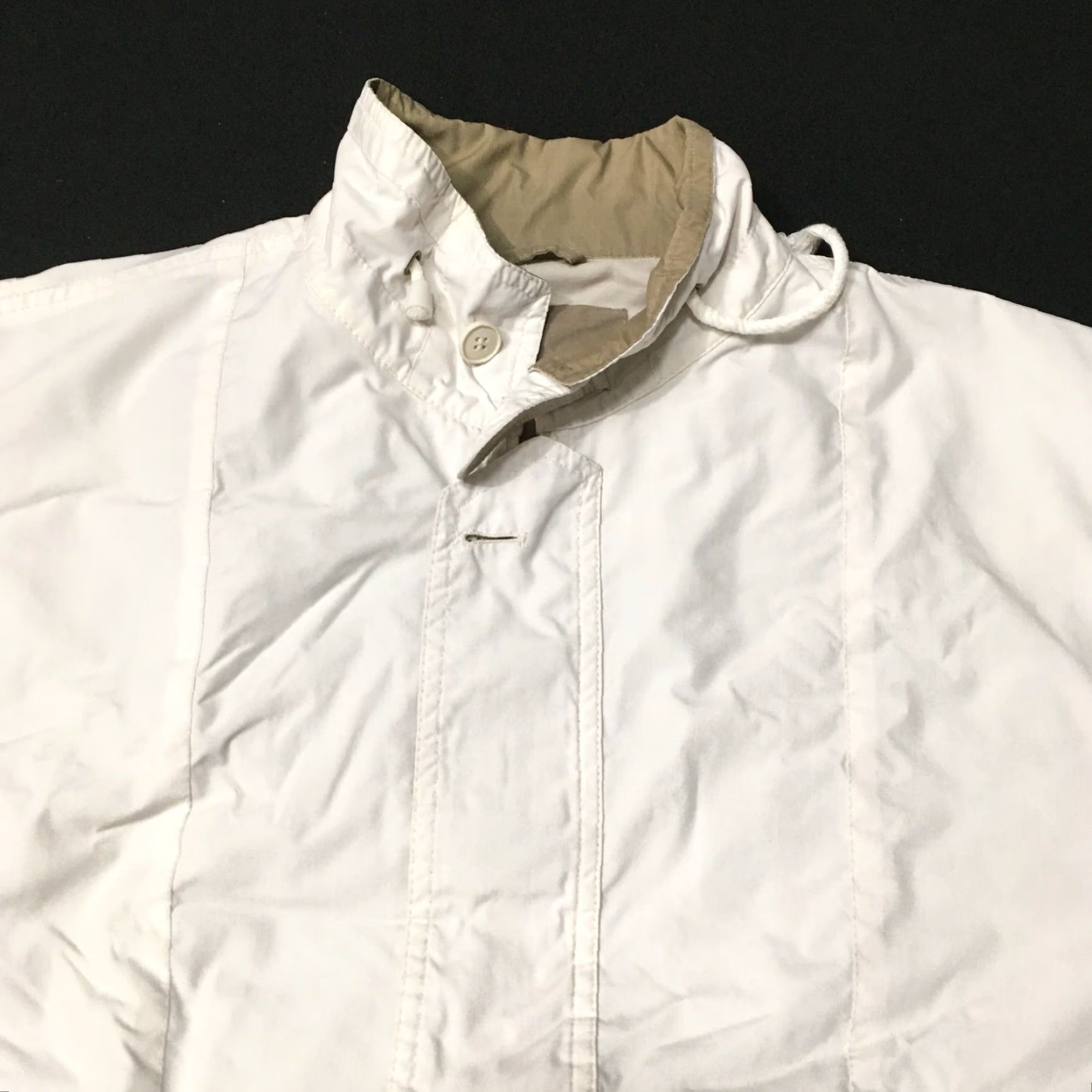 London Fog VINTAGE London Fog Jacket Mens L Windbreaker Full Zip Lightweight Ivory Heading to 90s or classic style Size US L / EU 52-54 / 3 - 2 Thumbnail