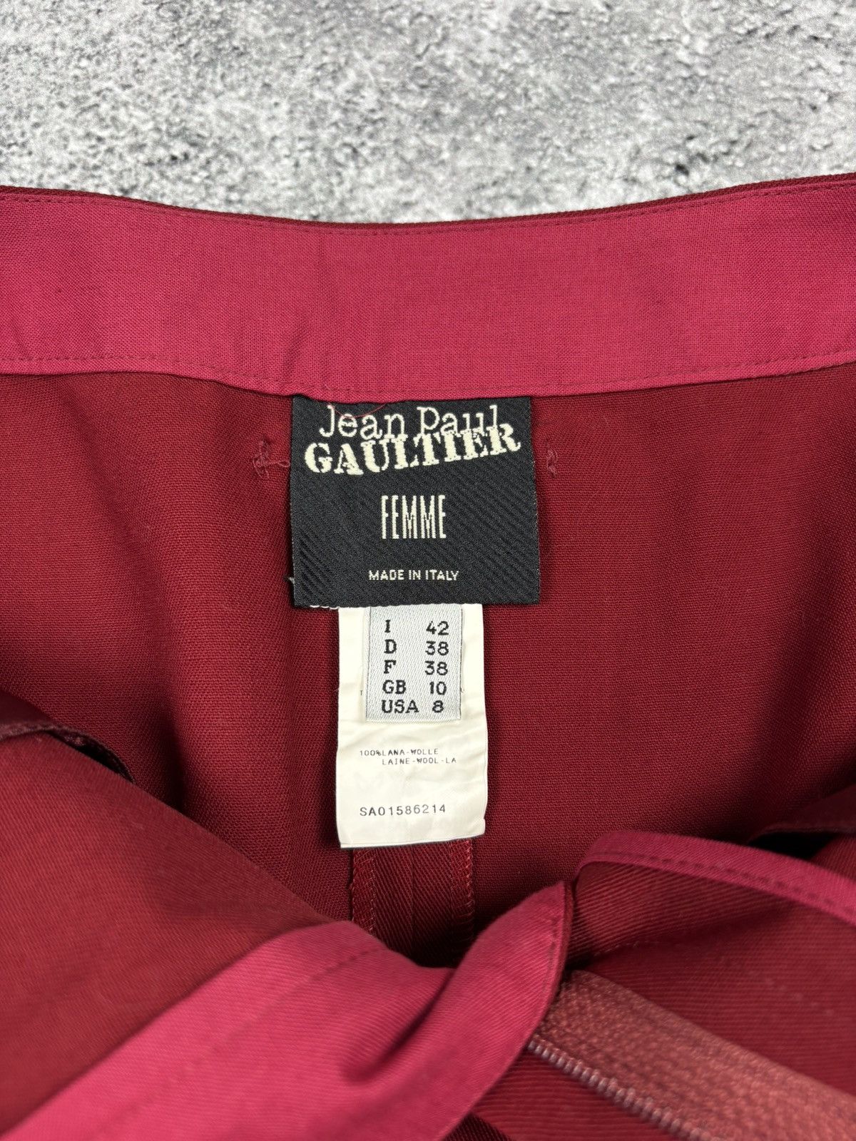 Jean Paul Gaultier × Vintage Vintage jean paul gaultier skirt Wool 38 Size Jpg Size 30" / US 8 / IT 44 - 5 Thumbnail