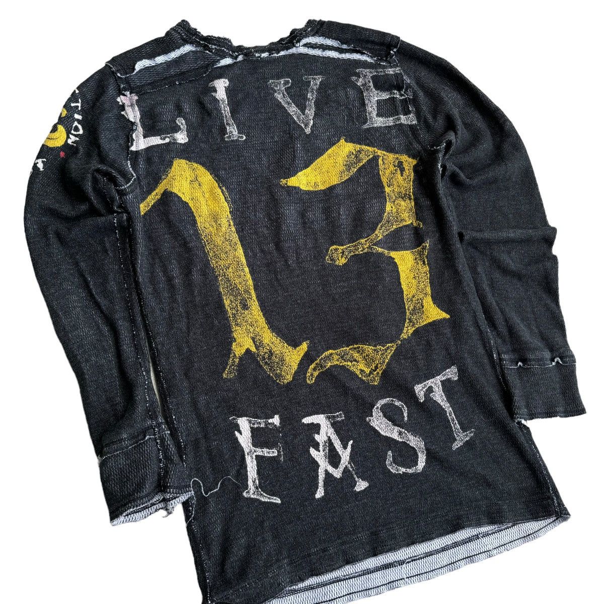 Affliction × Southpole × Vintage Affliction Y2K Reversible Thermal Long Sleeve Shirt Grunge Size US S / EU 44-46 / 1 - 8 Thumbnail