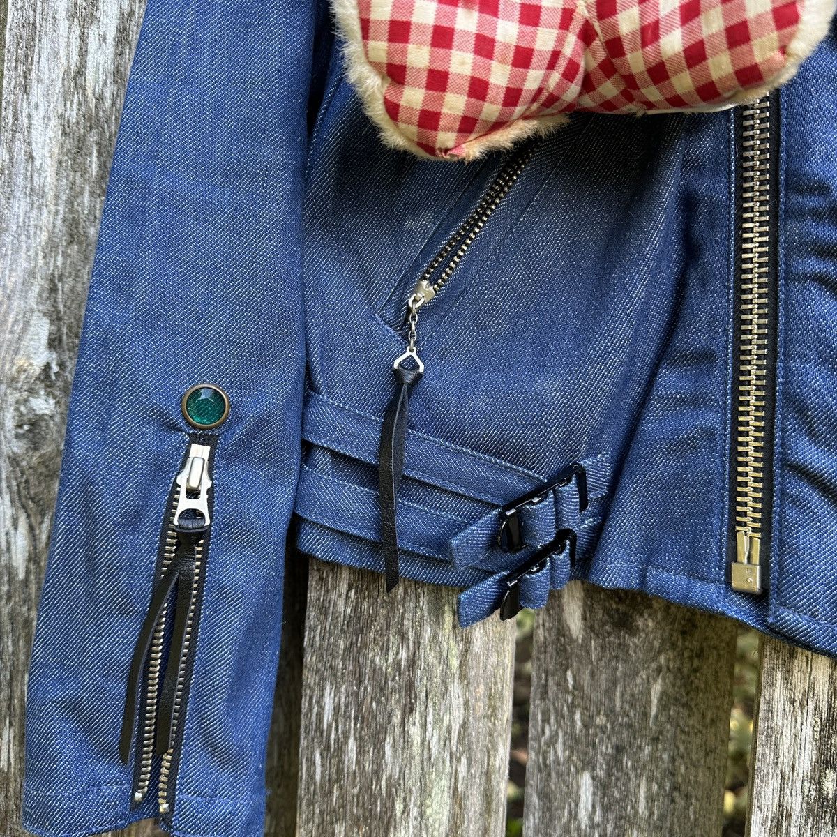 Kapital Storm Rider Stuffed Teddy Bear Biker studded jewel jacket Size US S / EU 44-46 / 1 - 5 Thumbnail