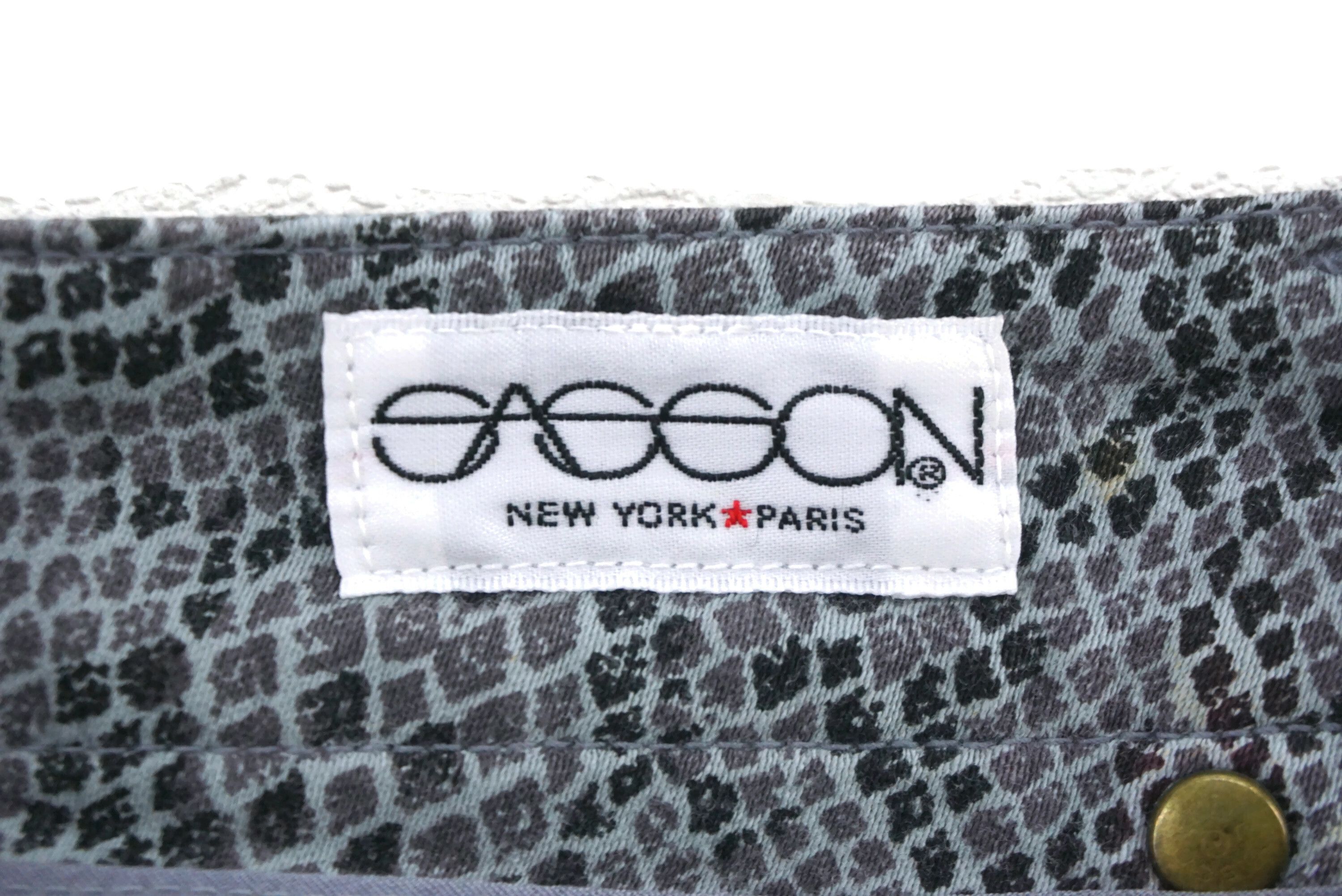 Japanese Brand Sasson Pants fit W29xL30.5 Snake Print Straight-Leg Size 29" - 11 Thumbnail