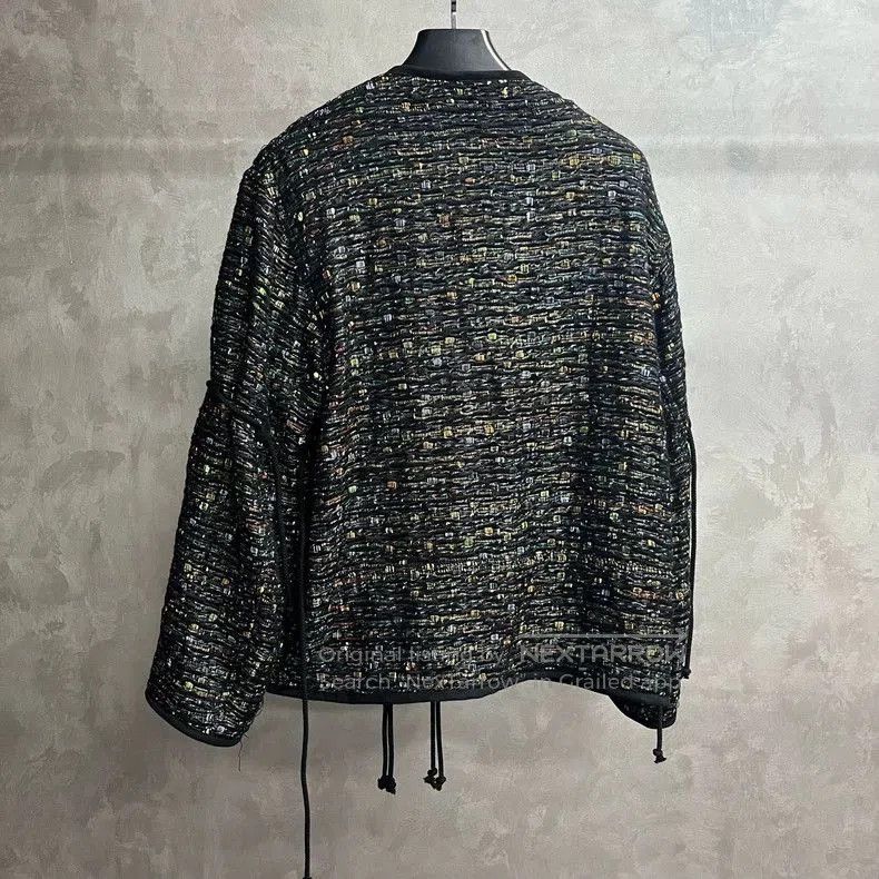 Song For The Mute song for the mute. Black multicolor tweed fringe jacket. Size US L / EU 52-54 / 3 - 5 Thumbnail