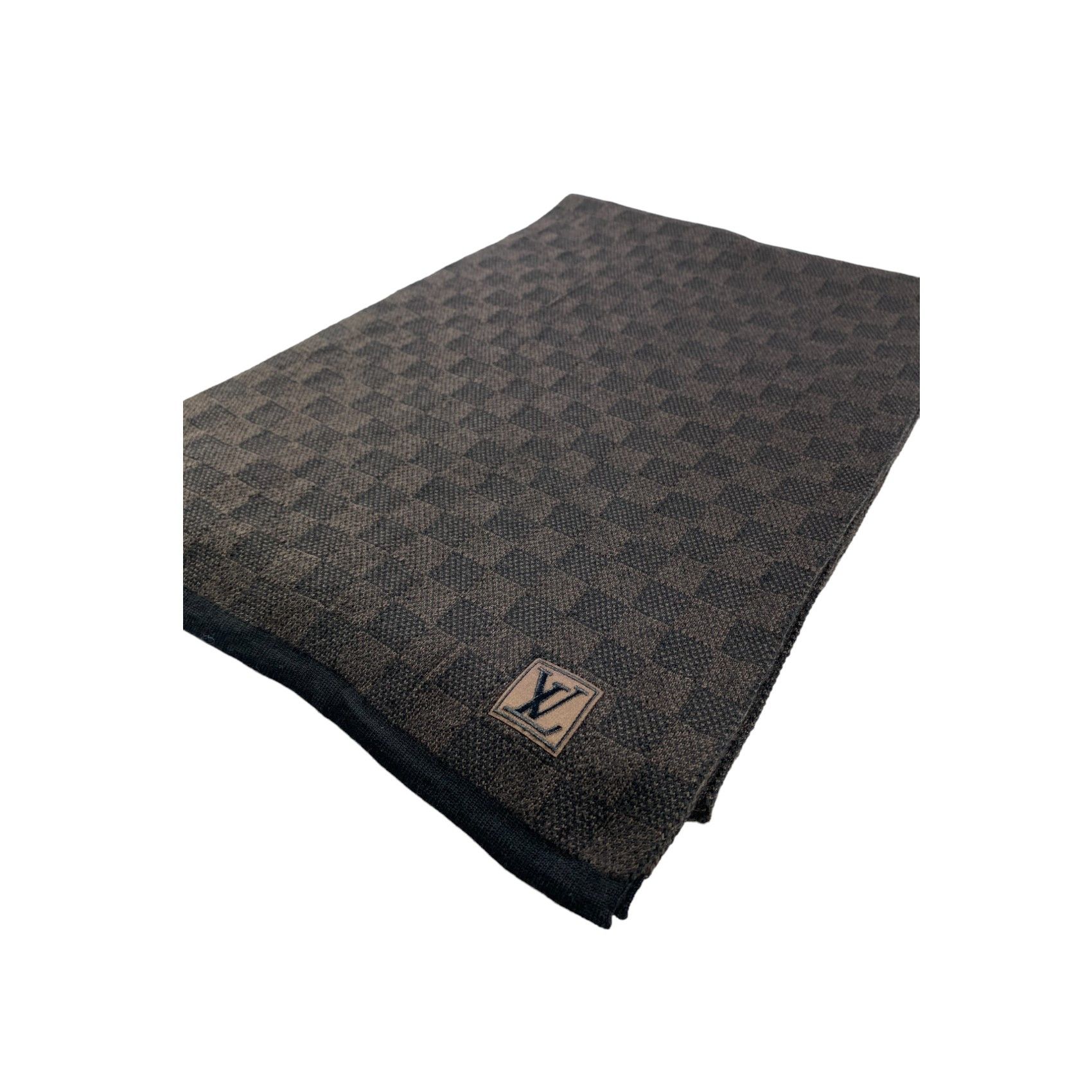 Louis Vuitton × Vintage Louis Vuitton Damier Scarf / Muffler / Neckwear Size ONE SIZE - 3 Thumbnail