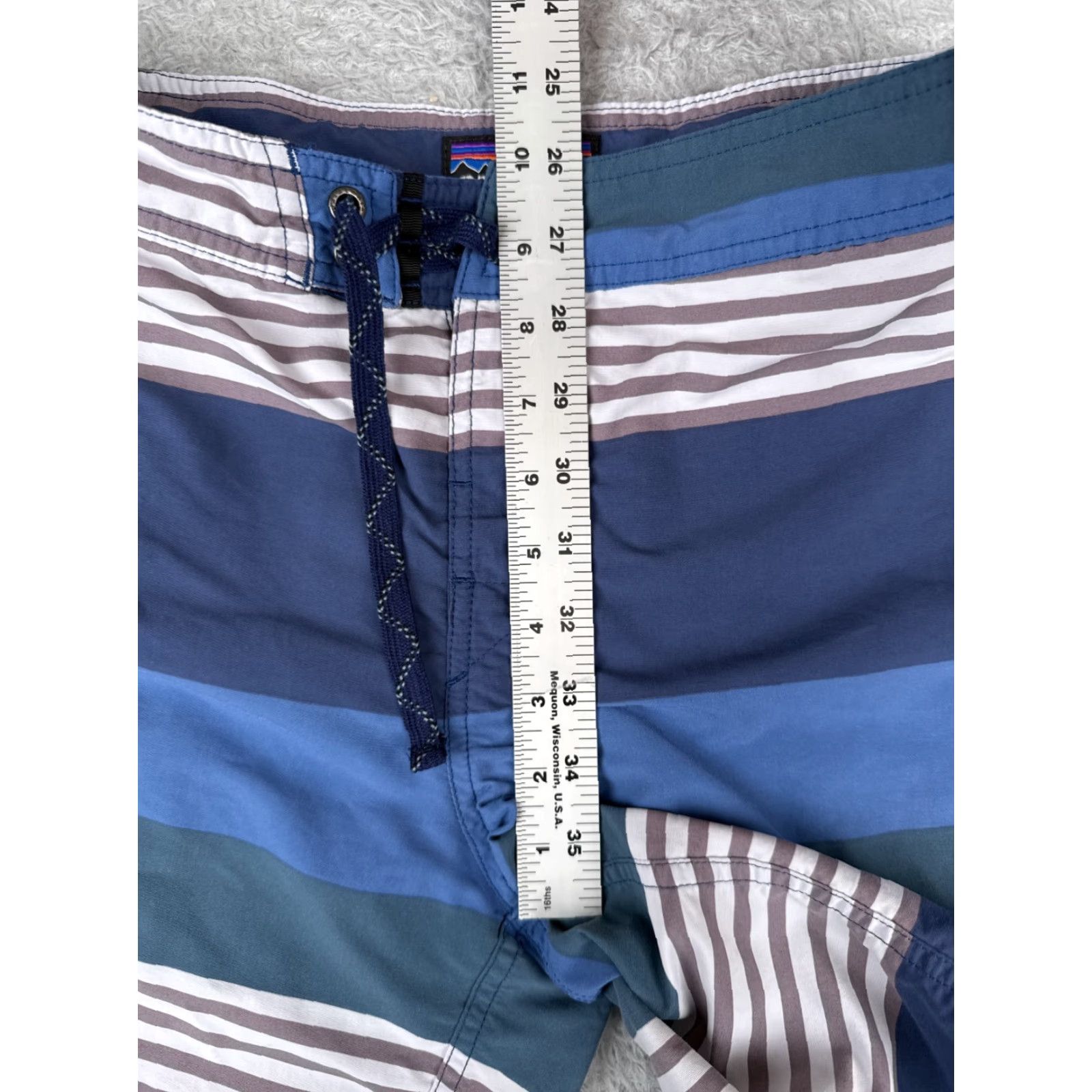 Patagonia Patagonia Board Shorts Mens 28 Blue Stripe Nylon 21" UPF Swim Trunks Beach Pockets Blaues? Size US 28 / EU 44 - 7 Thumbnail