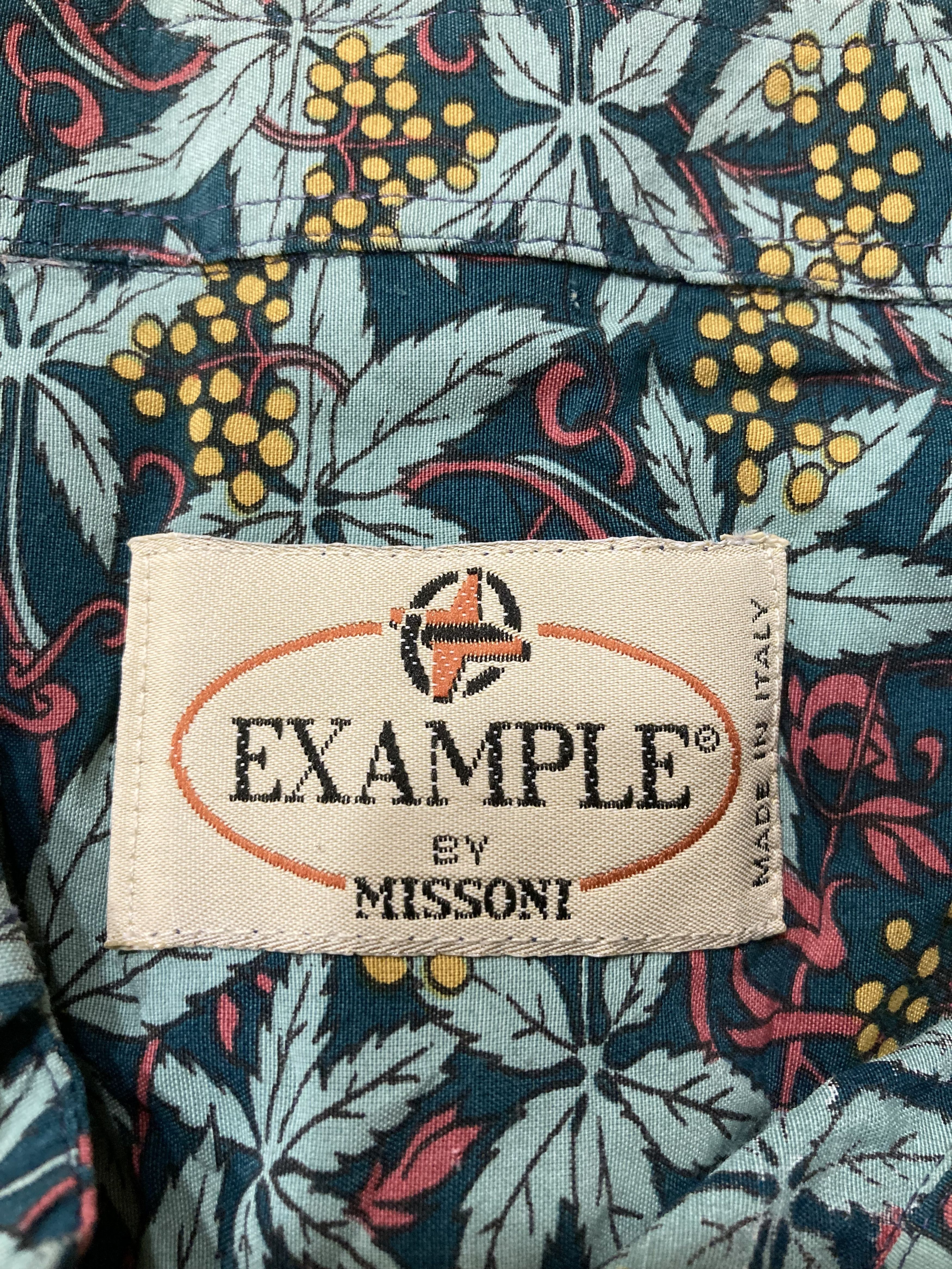 Missoni Vintage Missoni By Example Wild Grapes Hawaiian Shirt Size US L / EU 52-54 / 3 - 3 Thumbnail