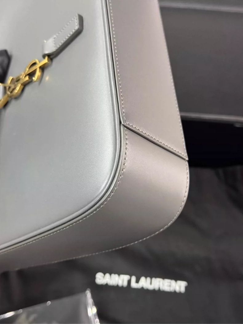 Saint Laurent Paris YSL Grey Underarm Bag New Authentic-2507 Size ONE SIZE - 4 Thumbnail