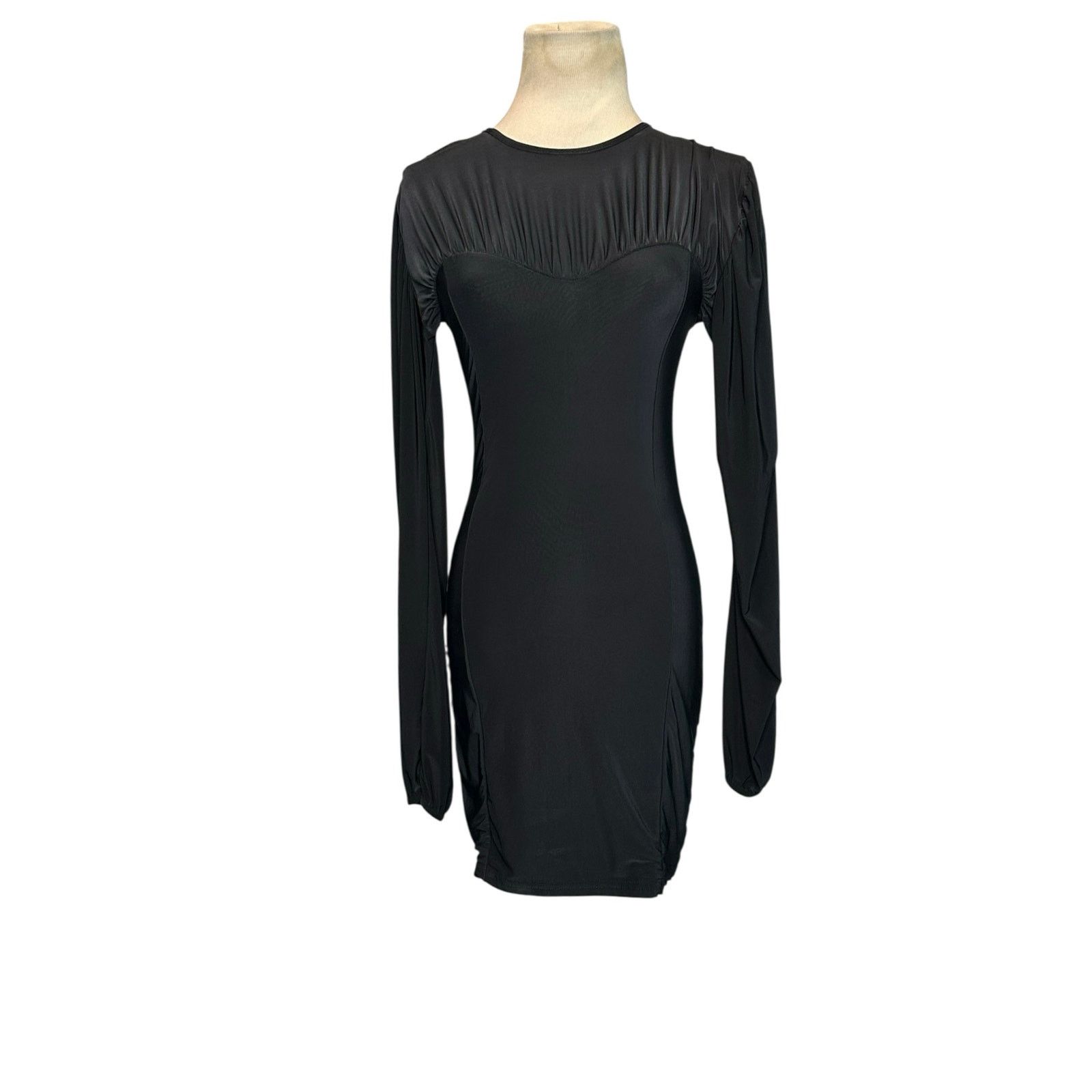 Nasty Gal Nasty Gal black long sleeves mini dress size 4 Size S / US 4 / IT 40 - 10 Thumbnail