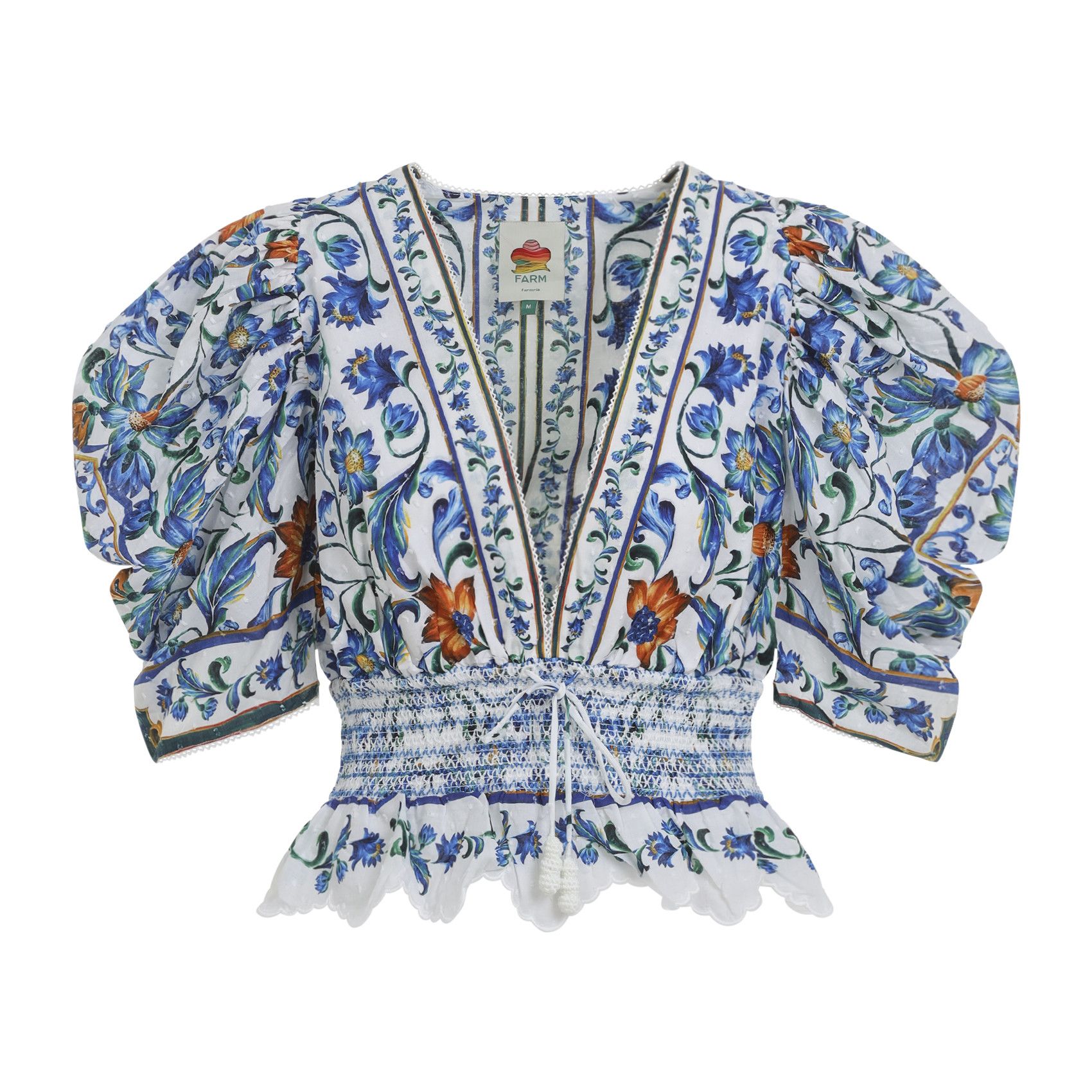 Farm Rio Farm Rio Cotton Blouse Size M / US 6-8 / IT 42-44 - 1 Thumbnail