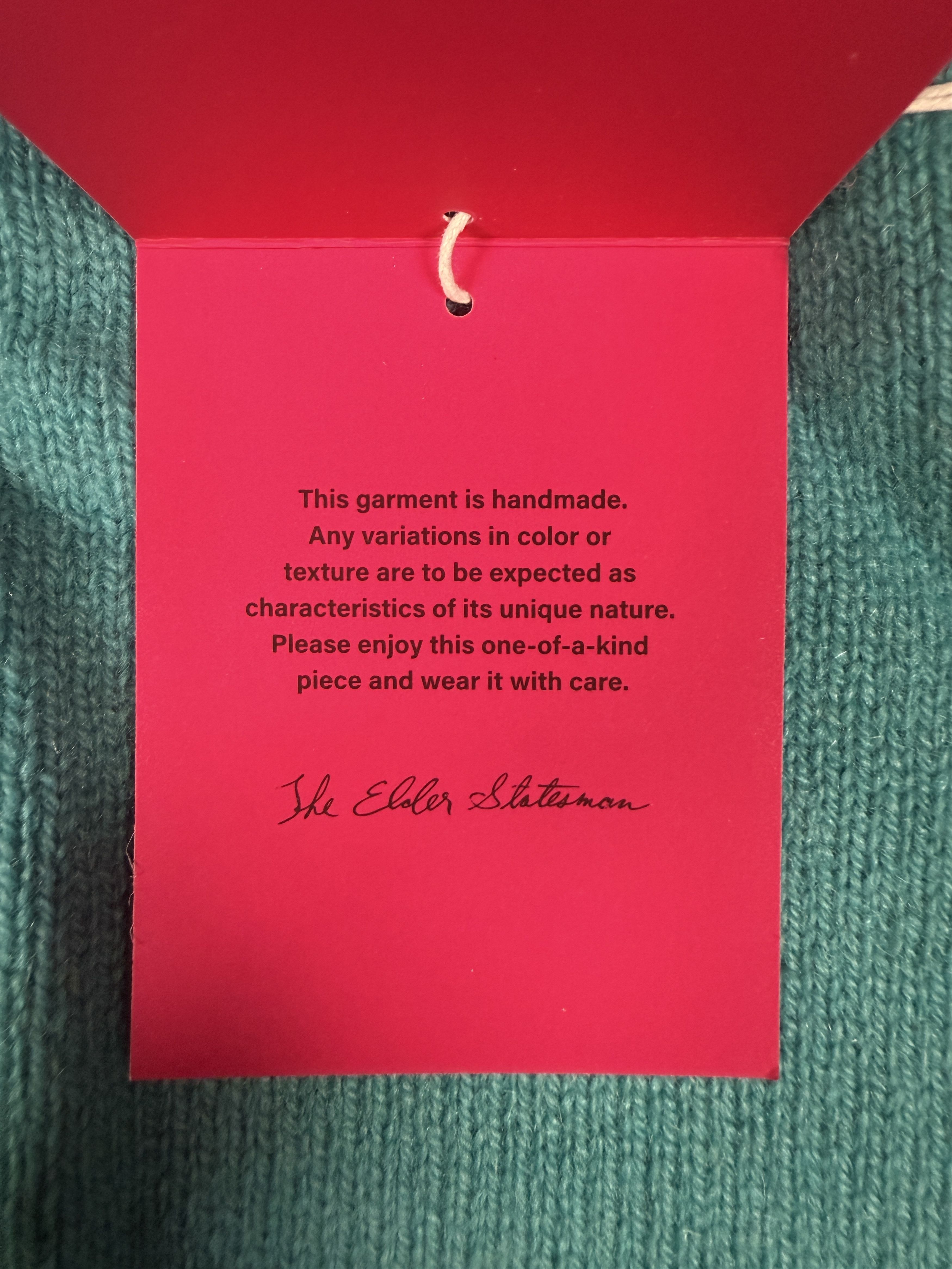 The Elder Statesman $1195 The Elder Statesman Cashmere Simple Crew Size US XL / EU 56 / 4 - 6 Thumbnail