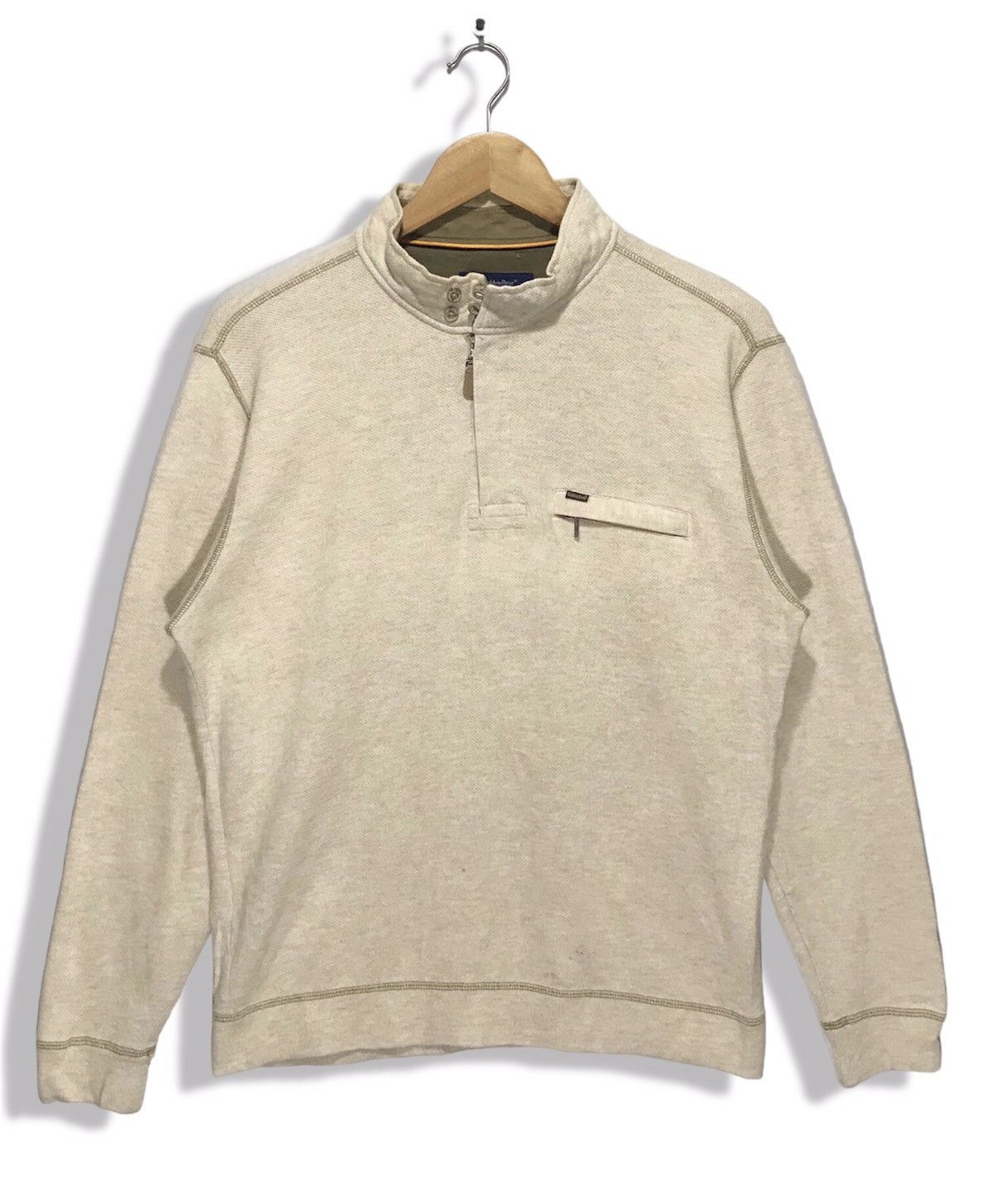 Golden Bear × Japanese Brand × Vintage Vintage Golden Bear Halfzipper Sweatshirt Size US S / EU 44-46 / 1 - 1 Thumbnail