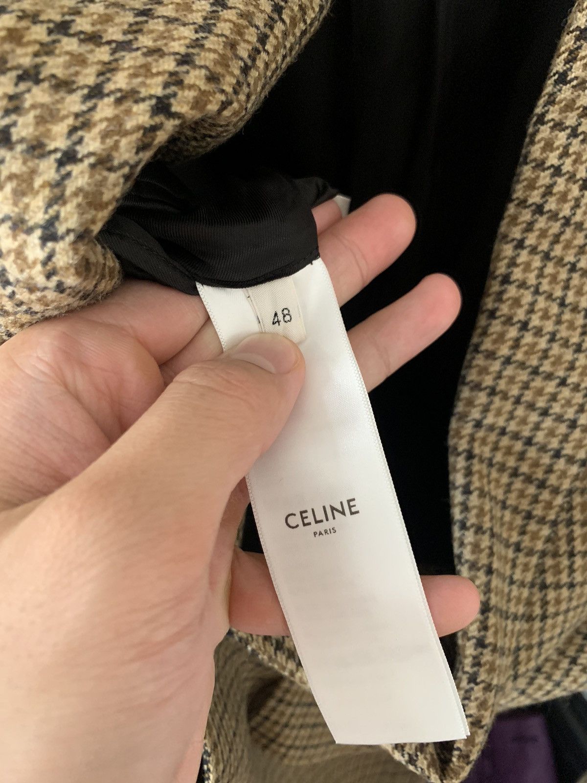 Celine Celine 2022FW Checked wool blazer Size US M / EU 48-50 / 2 - 4 Thumbnail