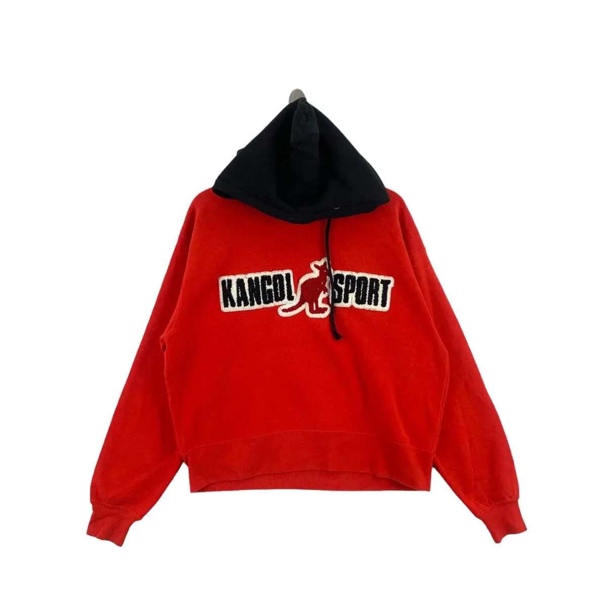 Kangol Vtg KANGOL SPORT ENGLAND Center Big Logo Red Hoodie Size XL / US 12-14 / IT 48-50 - 1 Thumbnail