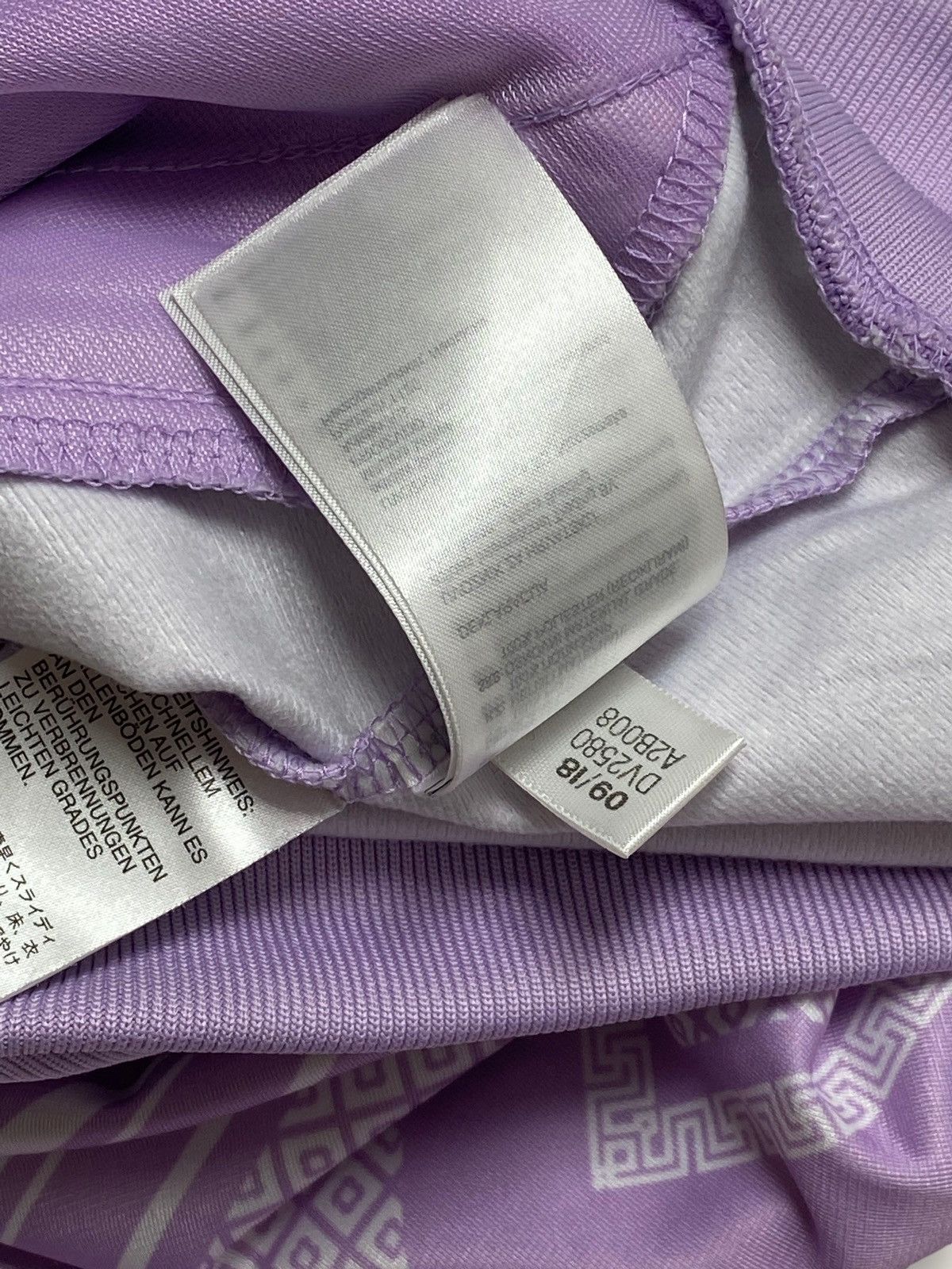 Adidas Vintage ADIDAS Bandana Purple Striped Abstract Track Zip Size M / US 6-8 / IT 42-44 - 5 Thumbnail