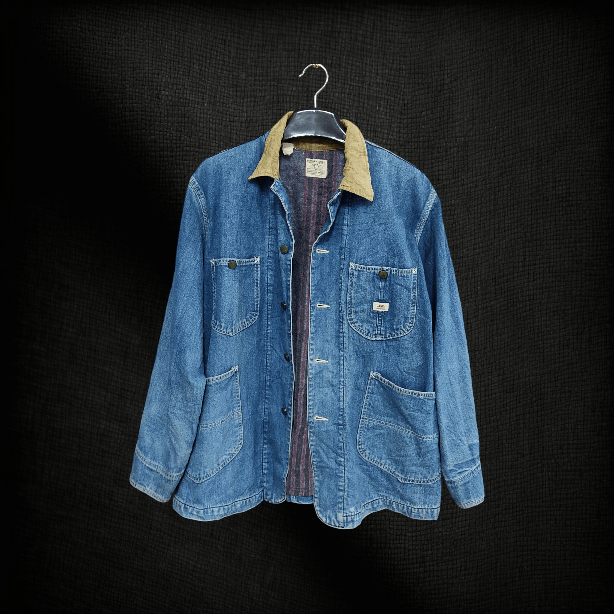 Sugar Cane Vintage Sugar Cane Blanket Lined Sanforized Chore Jacket Size US L / EU 52-54 / 3 - 3 Thumbnail