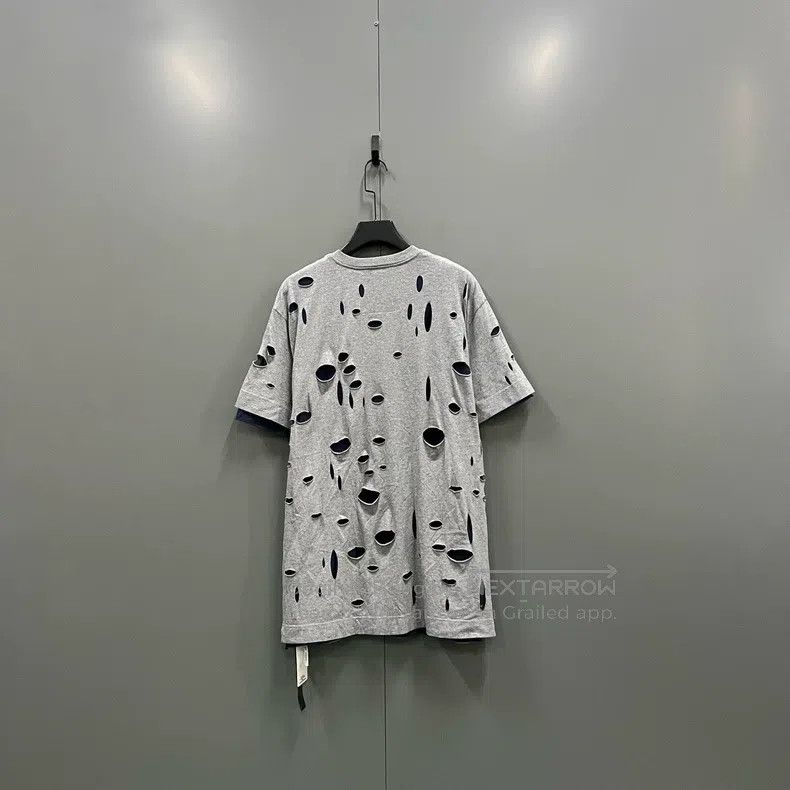 Givenchy Givenchy Big destroyed logo fake two-piece short-sleeve Size US M / EU 48-50 / 2 - 2 Thumbnail