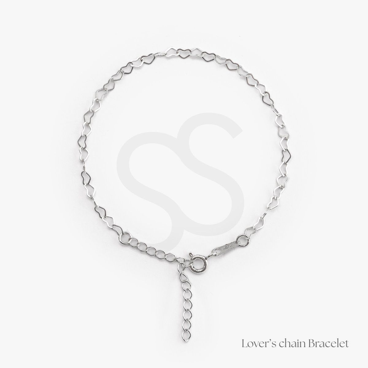 Other Bracelet Silver 925, Lover's chain, Bali Size ONE SIZE - 1 Thumbnail