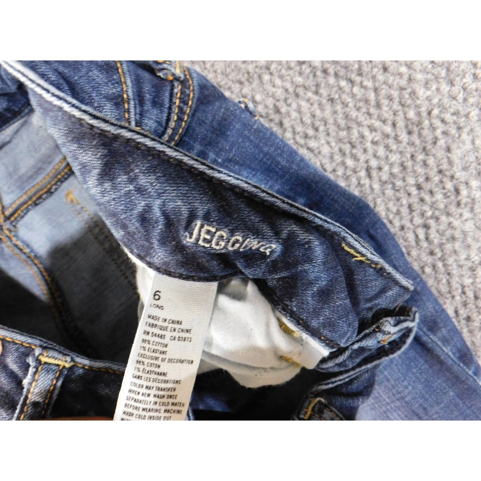 American Eagle Outfitters American Eagle Outfitters American Eagle Jegging Jeans Womens 6 Blue Stretch Dark Denim 31in Inseam Size 28" / US 6 / IT 42 - 5 Thumbnail