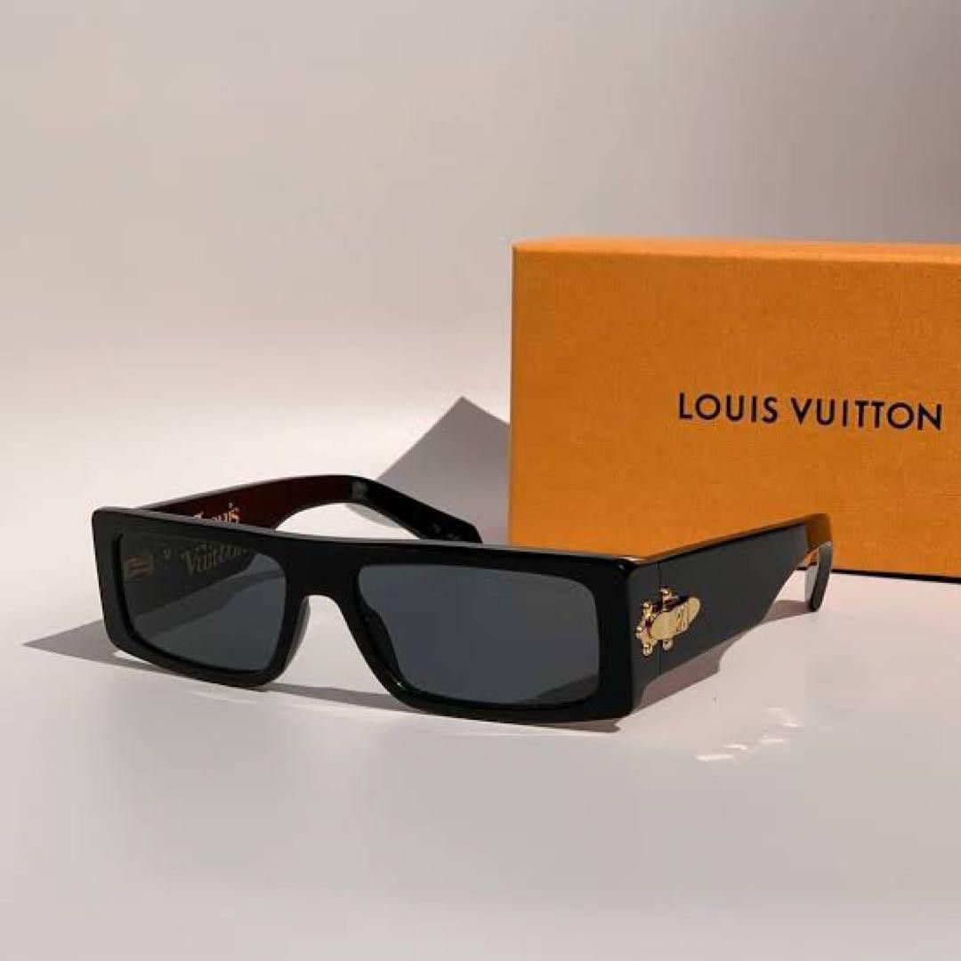Louis Vuitton × Nigo LOUIS VUITTON x NIGO Lock Sunglasses Z1361E Black Size ONE SIZE - 1 Thumbnail