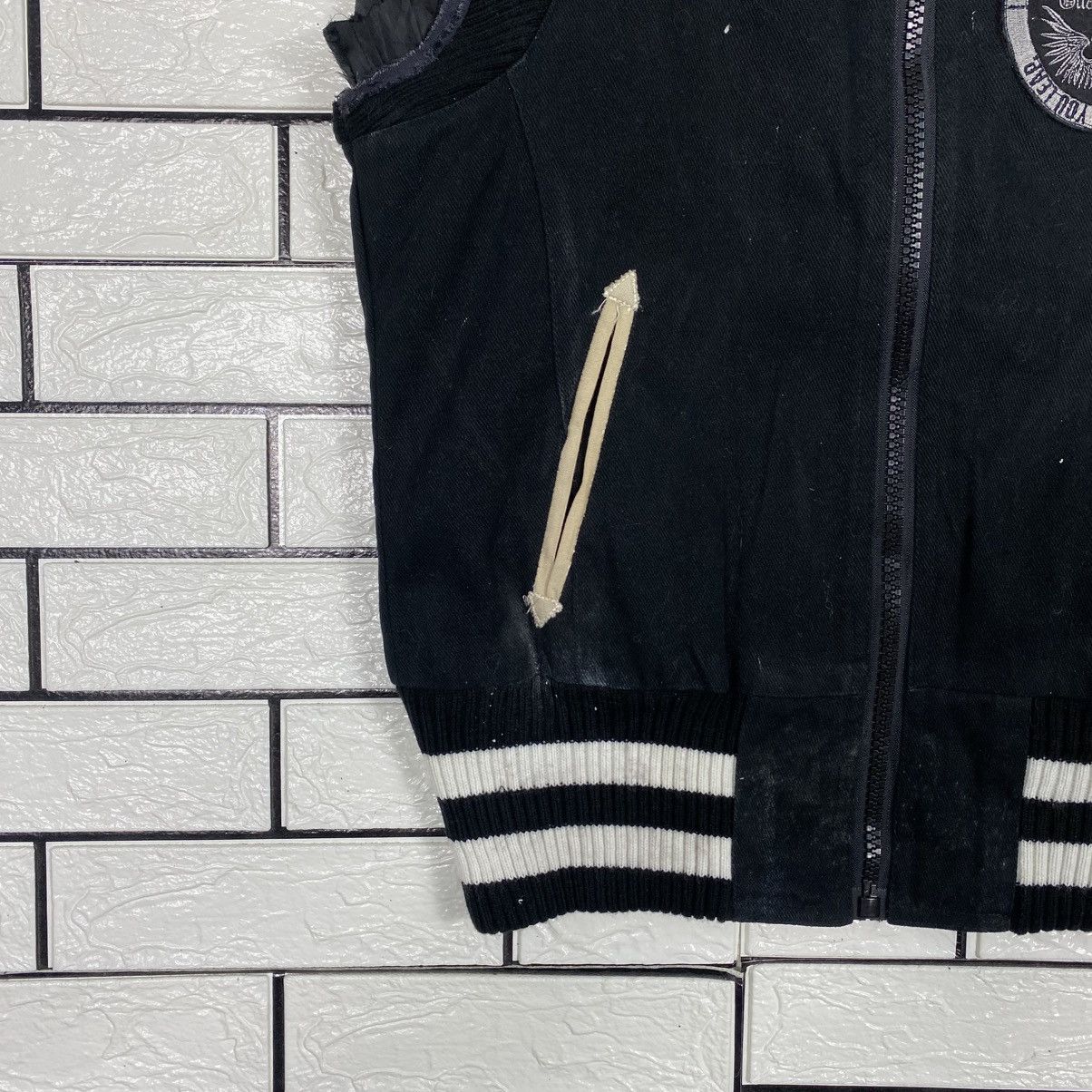 Japanese Brand 📌Vintage Wool Bomber Jacket Rush Hour Punk Design Size US M / EU 48-50 / 2 - 5 Thumbnail