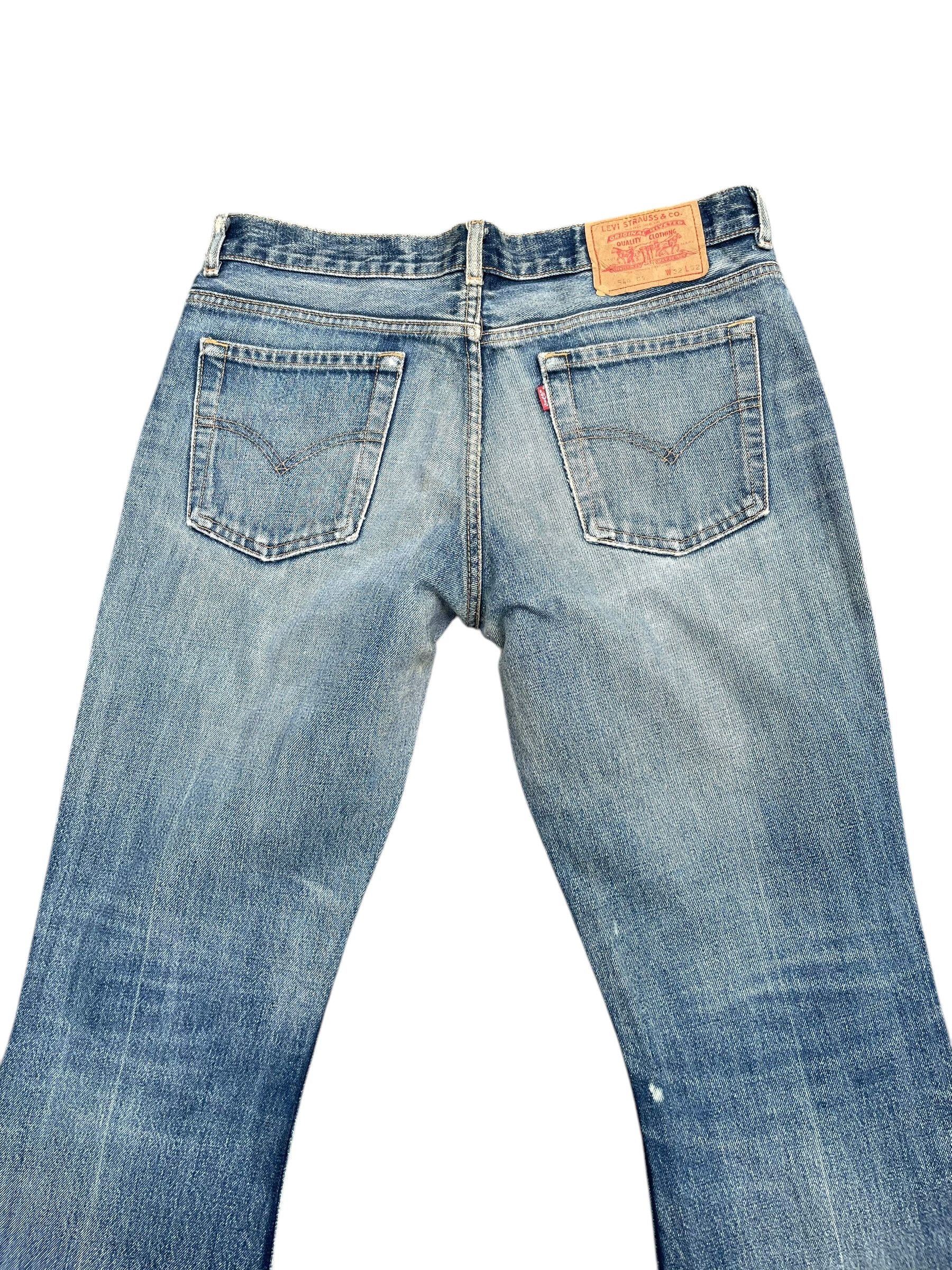 Levi's Vintage Levis 544 Bell Bottom Distresed Size US 34 / EU 50 - 4 Thumbnail