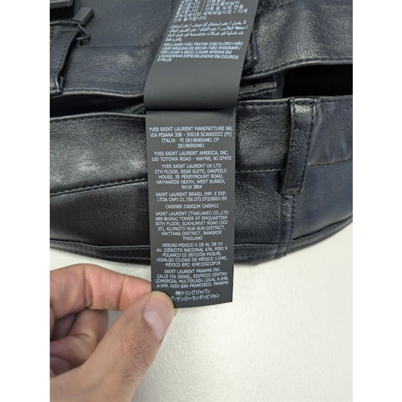 Saint Laurent Paris o1rshd1 Agora Stretch Skinny 5-Pocket Leather Pants in Black Size US 38 / EU 54 - 21 Thumbnail