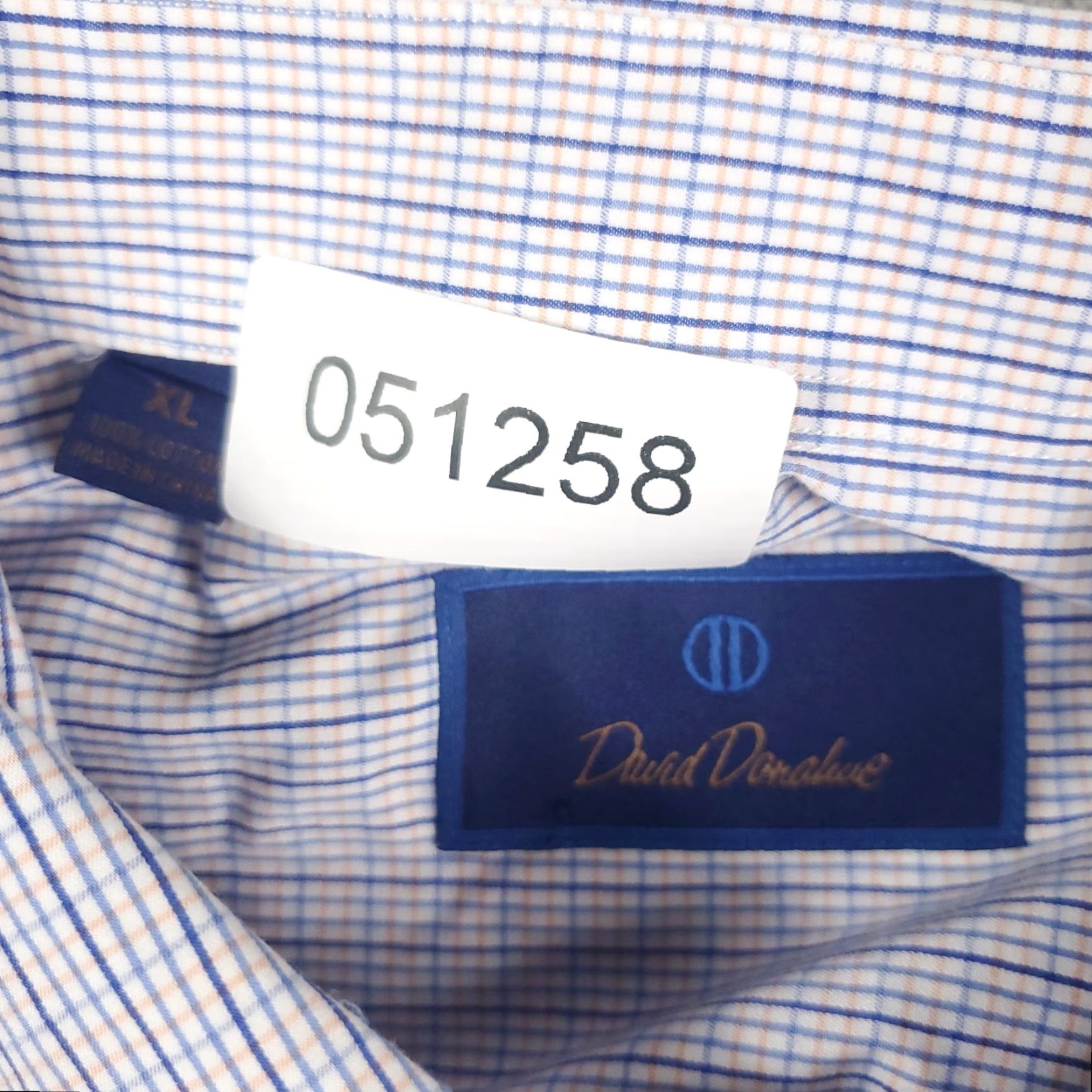 David Donahue David Donahue Shirt Mens XL Blue Check Button-Up Long Sleeve Casual Business Formal Workwear Preppy Modern Size US XL / EU 56 / 4 - 6 Thumbnail