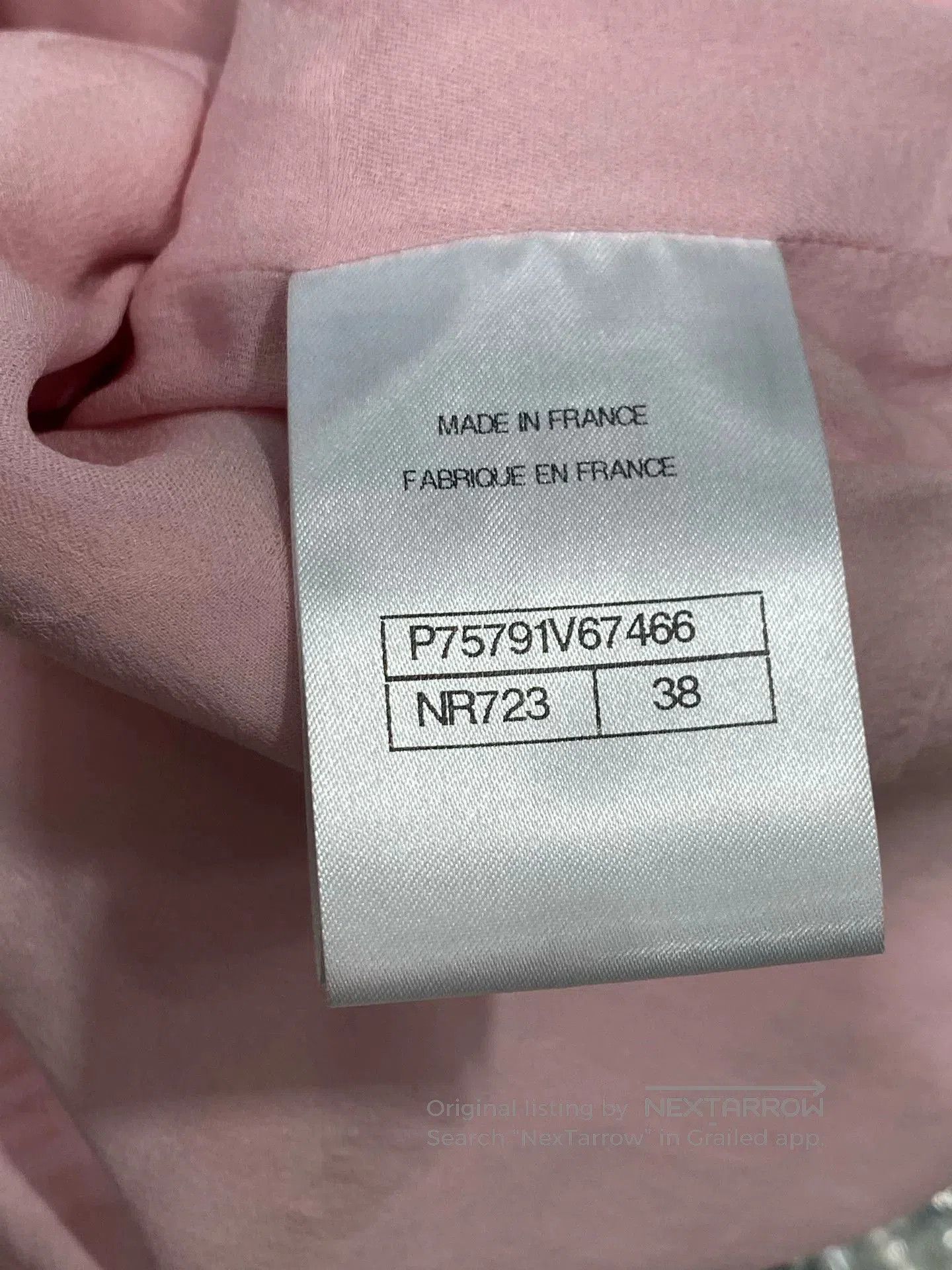 Chanel Chanel Pink Glass Button Jacket FR38. Size US M / EU 48-50 / 2 - 4 Thumbnail