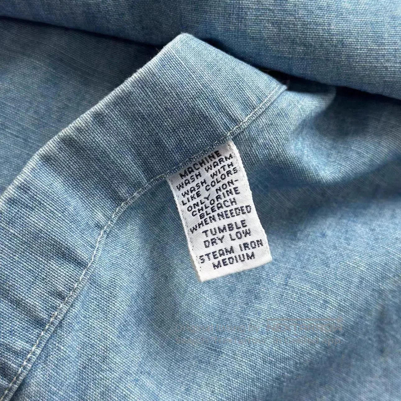 Polo Ralph Lauren POLO Ralph Lauren Western Washed Denim Shirt. Size US L / EU 52-54 / 3 - 5 Thumbnail