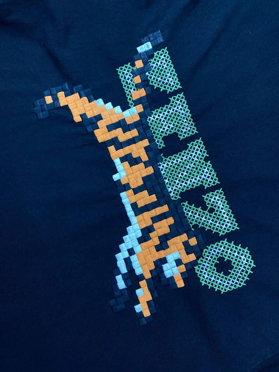Kenzo Kenzo Pixel Tige T Shirt Big Logo Men Size XL Black Size US XL / EU 56 / 4 - 3 Thumbnail