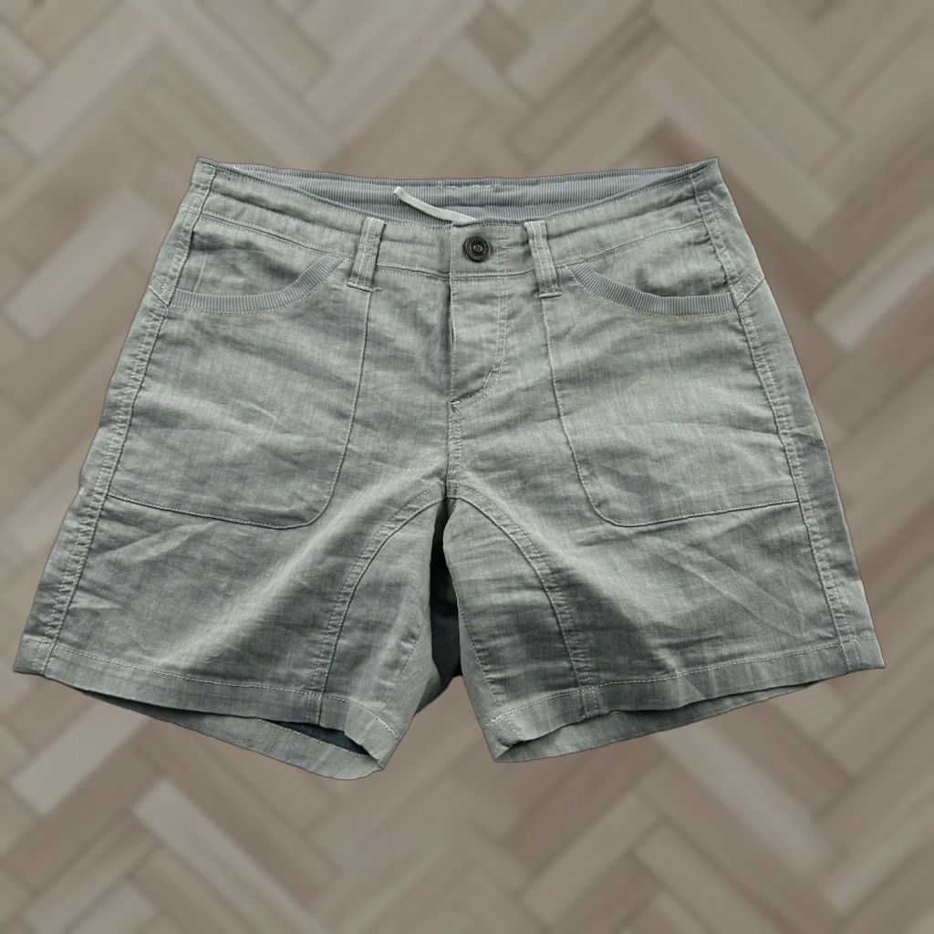 Vintage Kuhl Casual Outdoor Hiking Shorts Women's 6 Gray Chino Outdoor Hiking Size 28" / US 6 / IT 42 - 1 Thumbnail