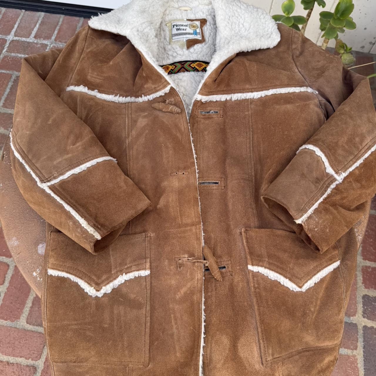 Carhartt Vintage Pioneer Wear Men's suede leather coat sz 38 sherpa Size US M / EU 48-50 / 2 - 1 Thumbnail