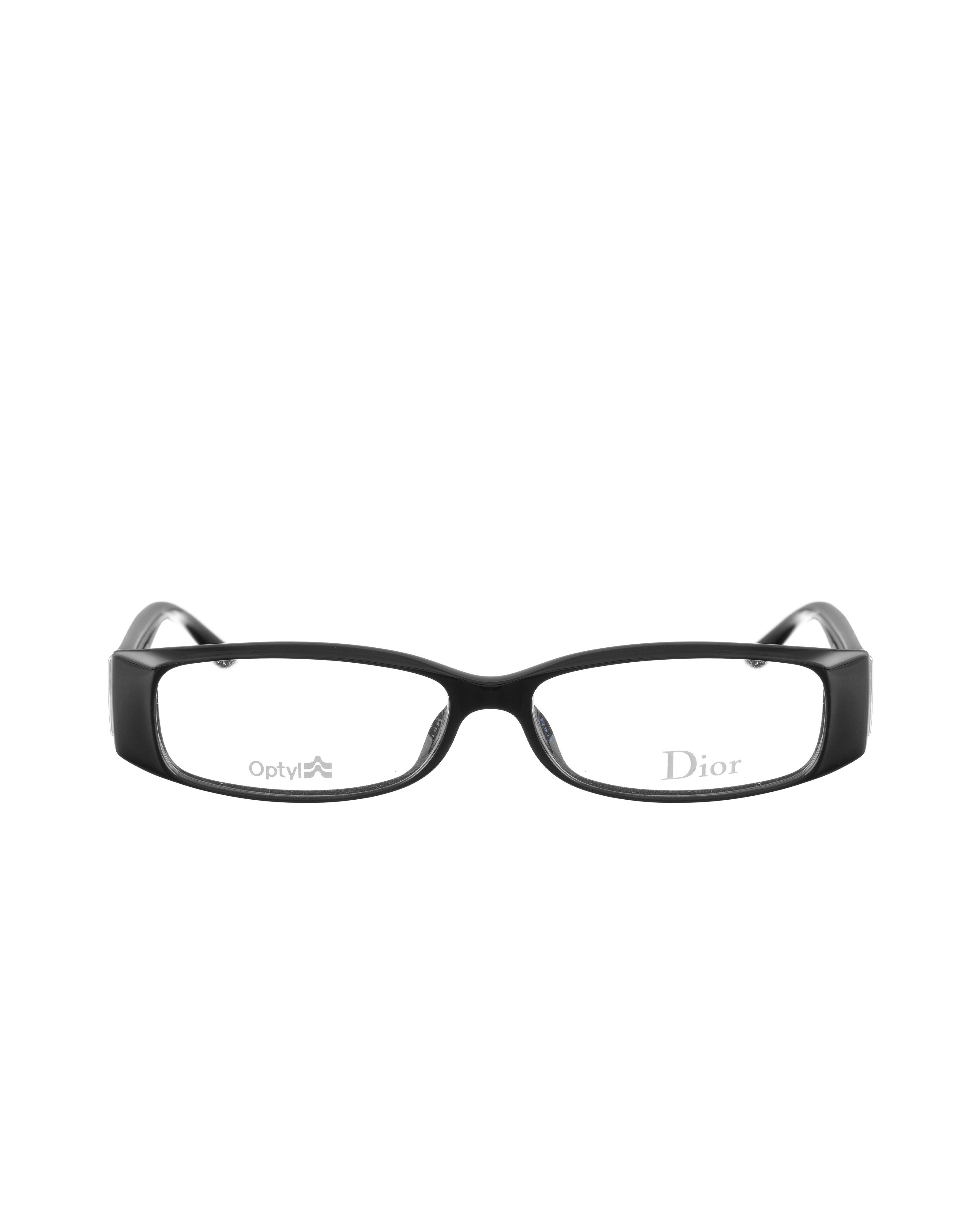 Dior Dior 00s Black Plastic Dogtooth Glasses Size ONE SIZE - 3 Thumbnail