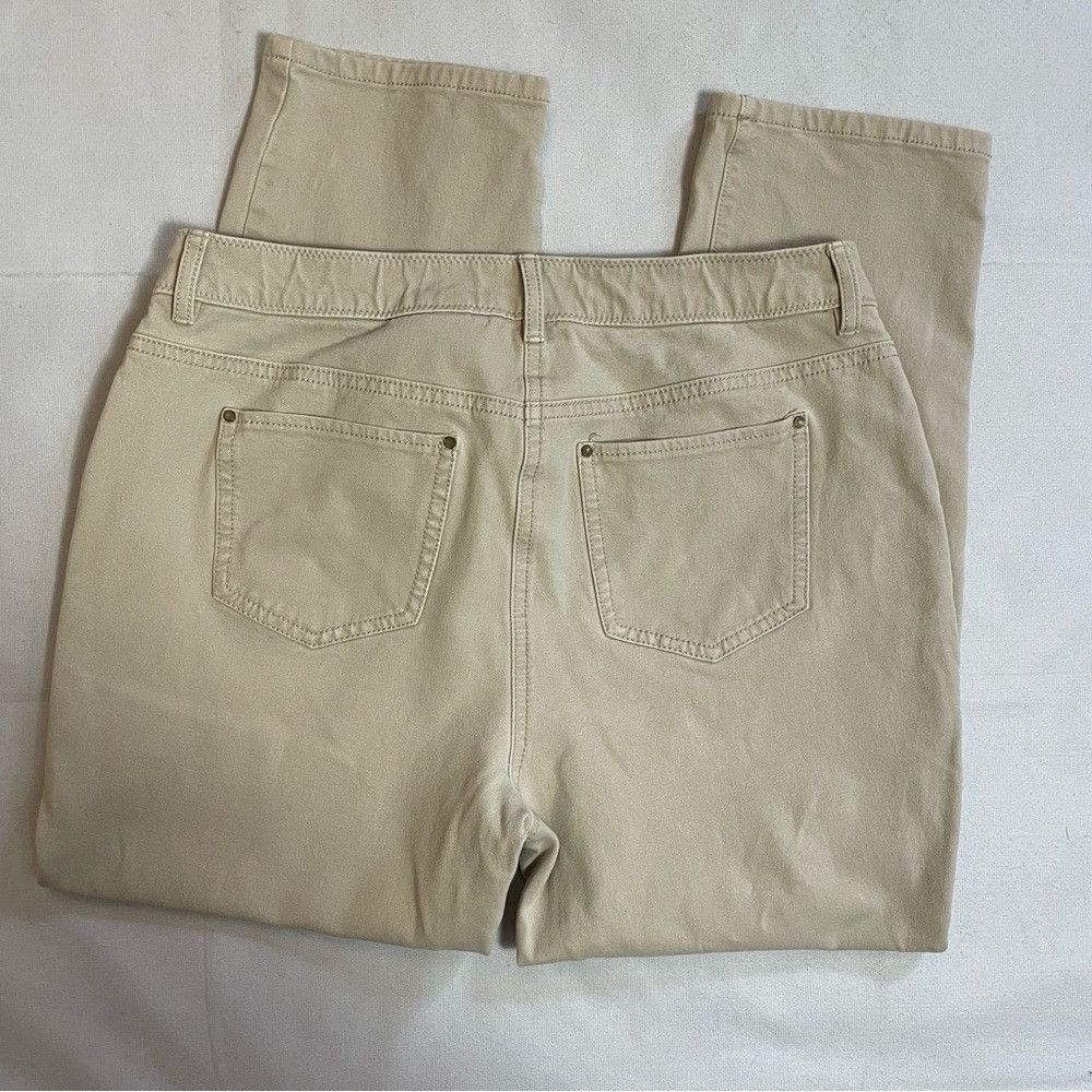 Chicos So Slimming by Chico's Beige Skinny Ankle Pants Size 1 US S Size 32" / US 10 / IT 46 - 2 Thumbnail