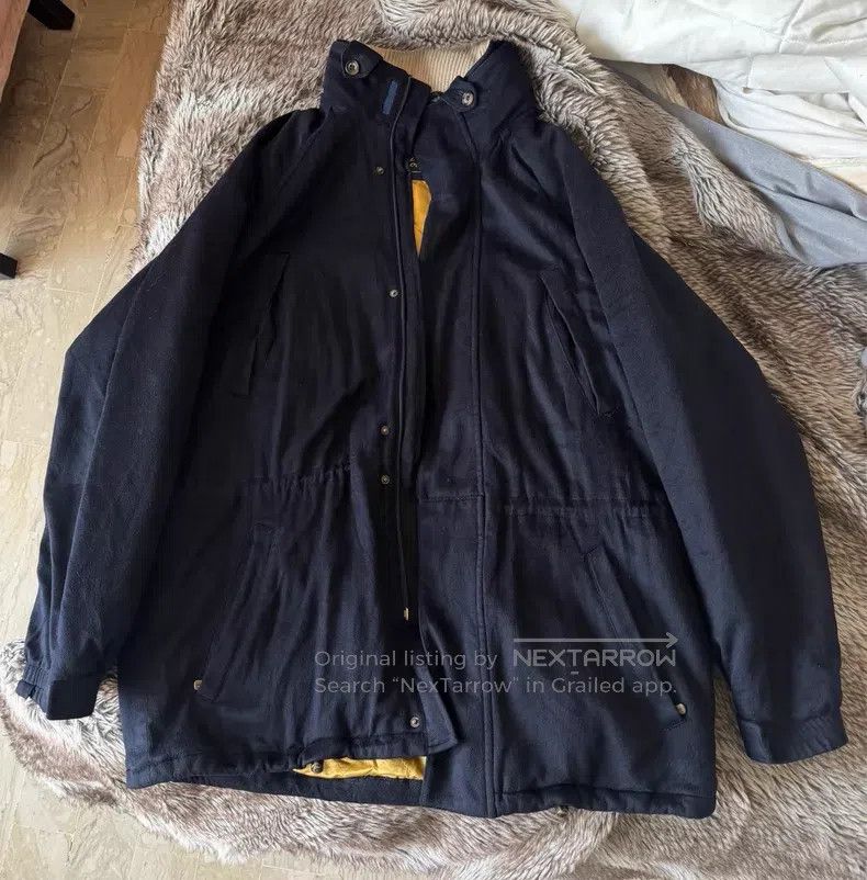 Loro Piana Loro Piana Dark blue cashmere thick coat Size US XL / EU 56 / 4 - 1 Thumbnail