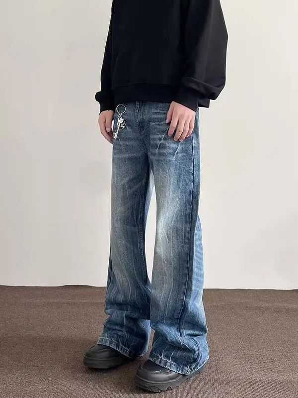 VIBE High street lightning crackle micro-flared jeans Size US 33 - 1 Thumbnail