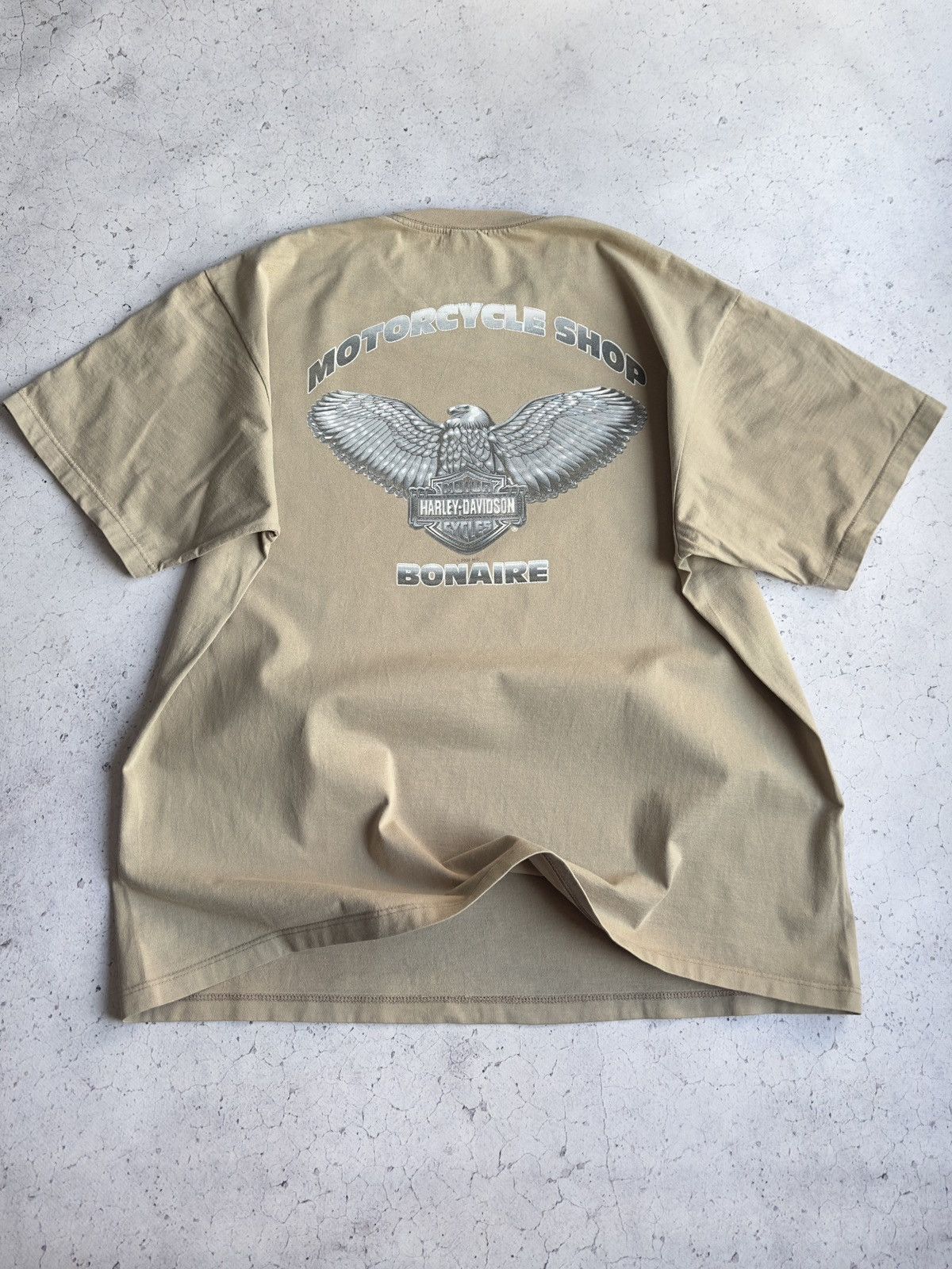 Harley Davidson Vintage 2005 Harley Davidson Motorcycles Eagle Tee Size US XL / EU 56 / 4 - 2 Thumbnail