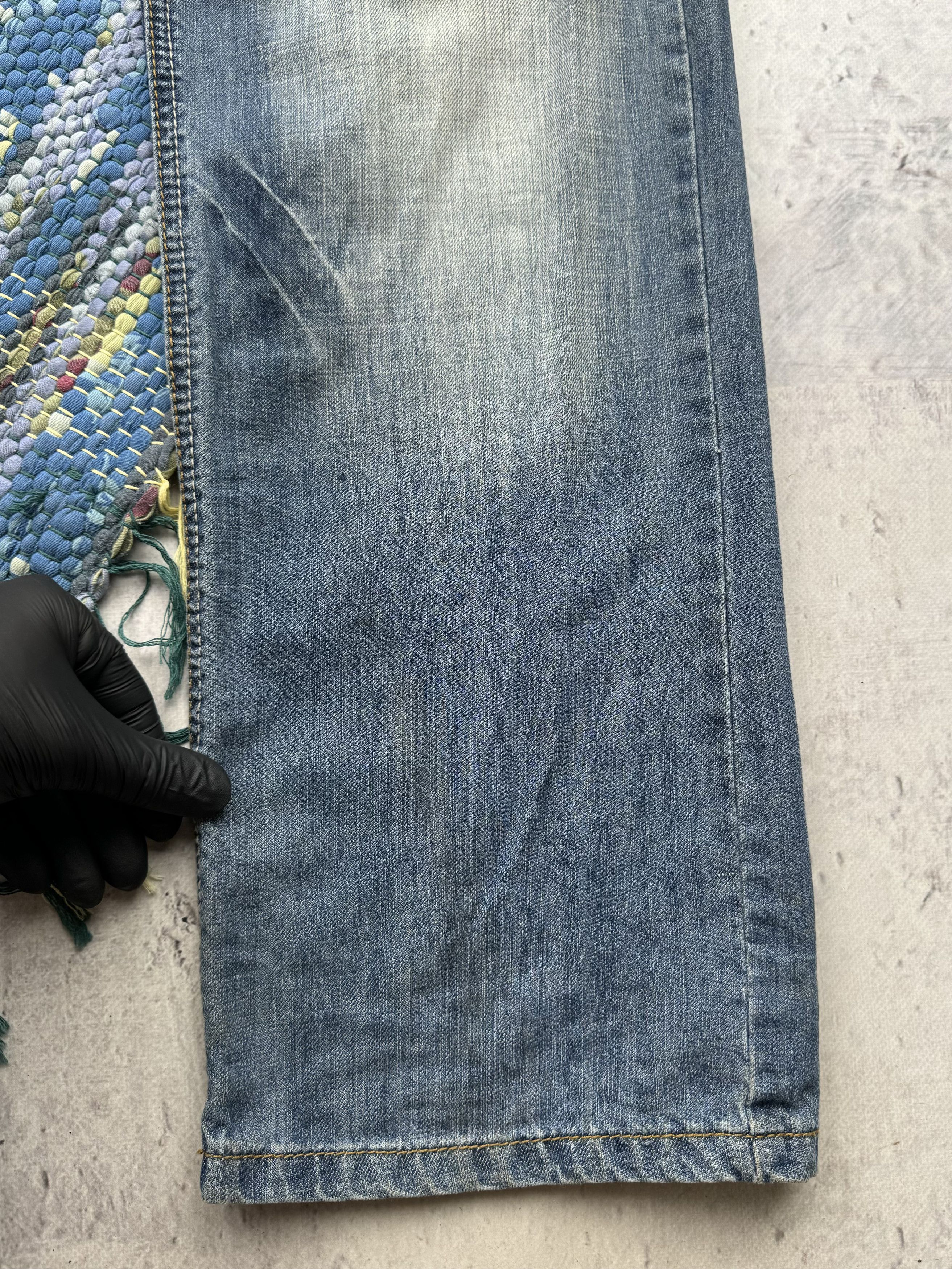 Japanese Brand Vintage Jeans With Many Metal Details A482(368) Size US 31 - 4 Thumbnail