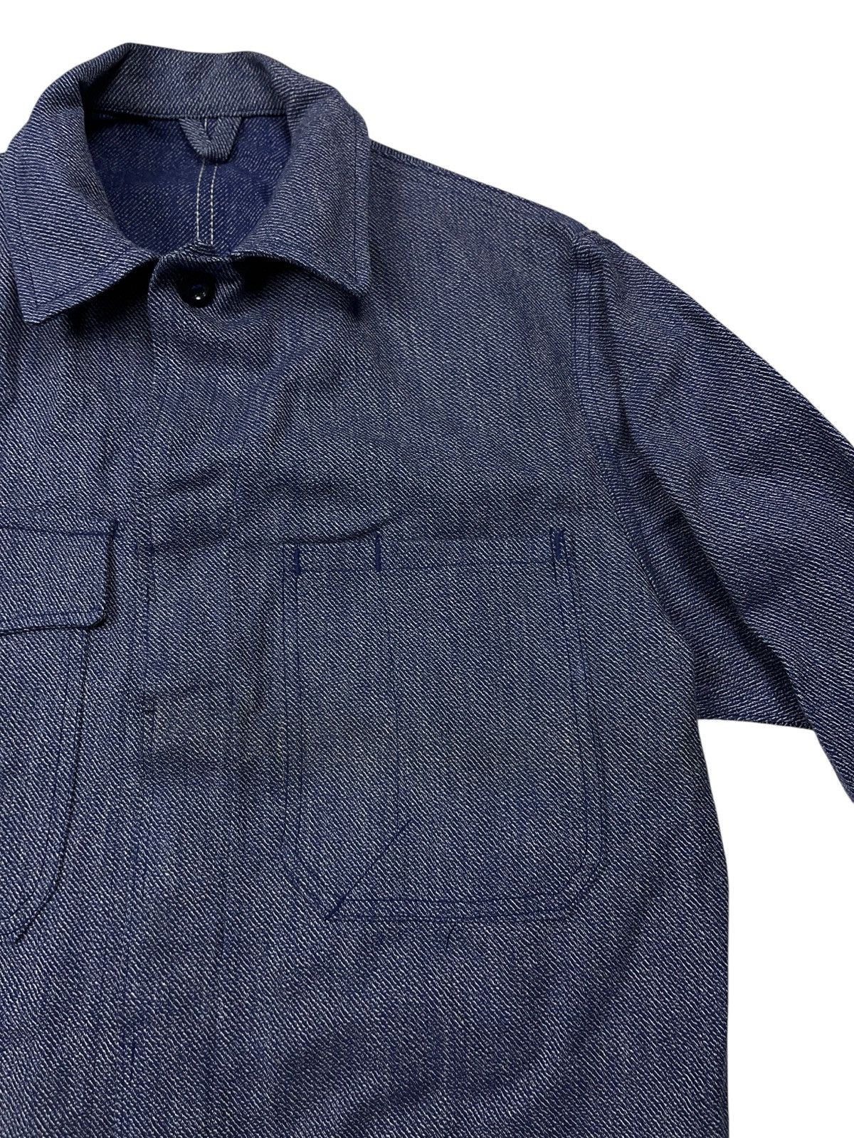 Le Laboureur Vintage 60s Sanfor Leber Jacket German Workwear Utility Size US S / EU 44-46 / 1 - 8 Thumbnail