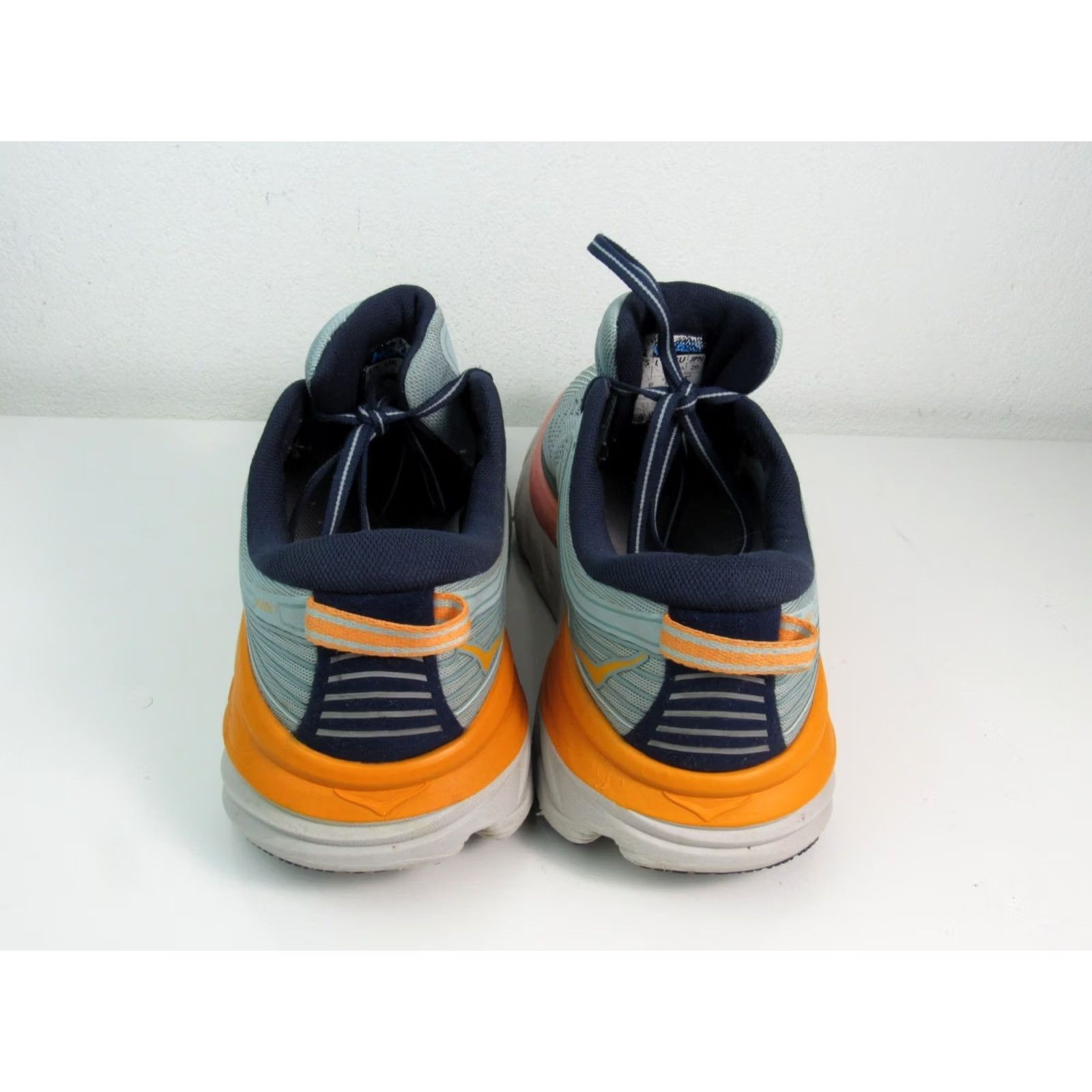 Vintage Hoka One One Womens BONDI 7 Running Sneakers Orange Gray Size 9 Athletic Size US 9 / IT 39 - 4 Thumbnail