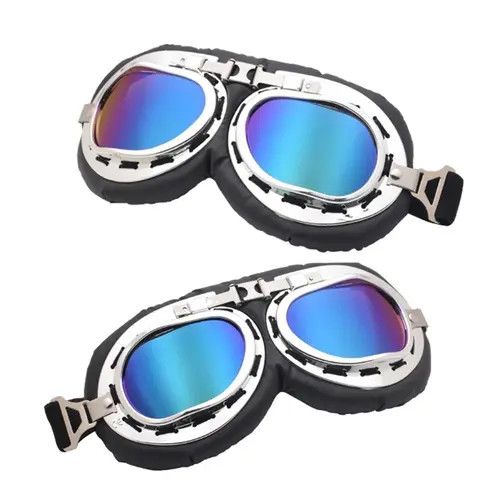 Electric Visual Yuriko x Kon Windproof Retro Motorcycle Goggles Glasses Size ONE SIZE - 5 Thumbnail