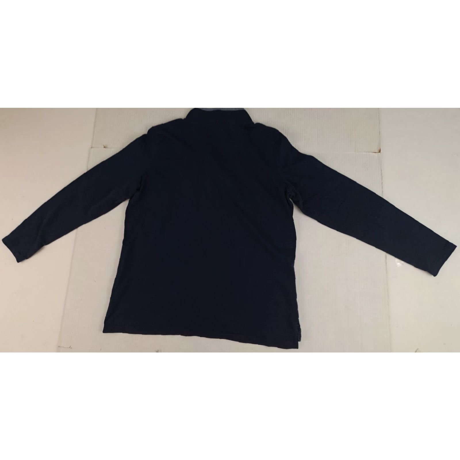 Vintage VINTAGE L.L. Bean Sweater 1/4 Zip Cotton Fleece Navy Large Casual Unisex Adults Long Sleeve Pullover Zipper Size US L / EU 52-54 / 3 - 5 Thumbnail