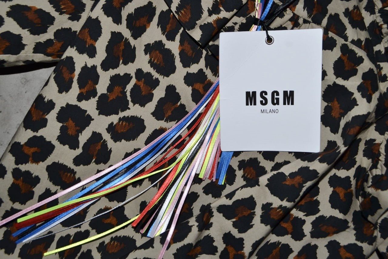 MSGM MSGM Milano Blusa/Blouse Shirt Leopard Womens Size 40 NEW Size M / US 6-8 / IT 42-44 - 13 Thumbnail