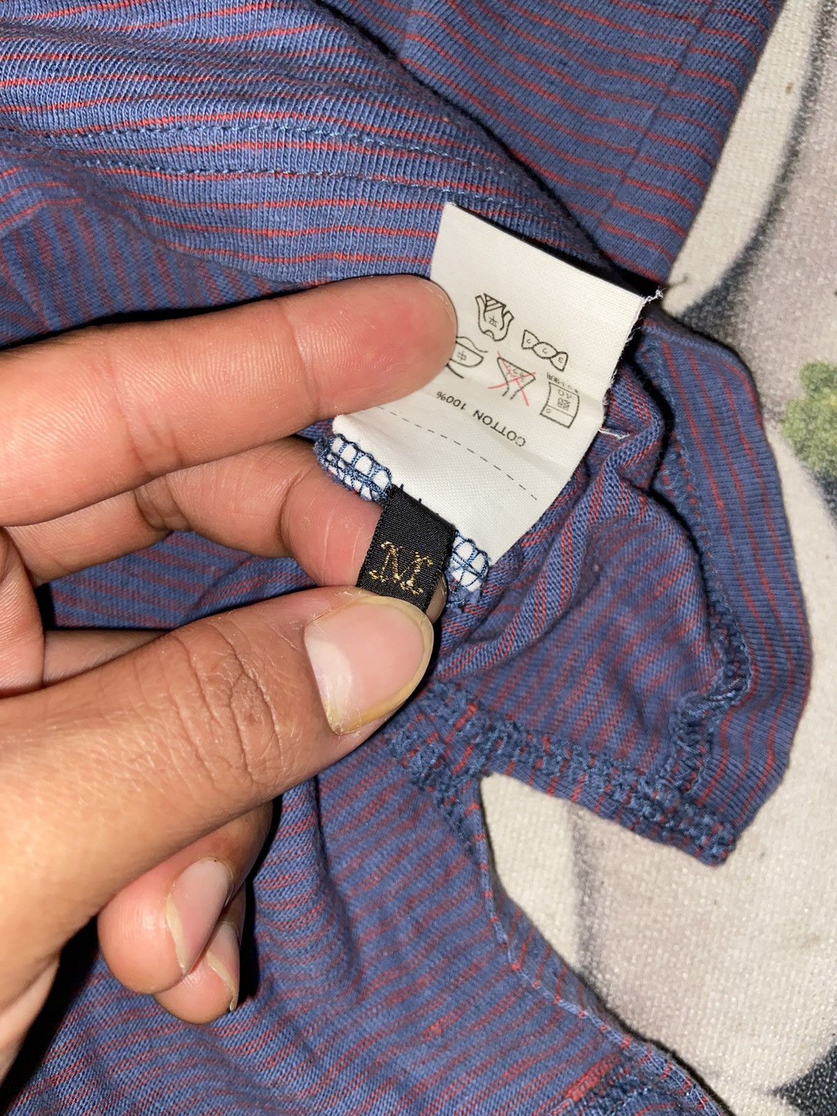 Japanese Brand × Kapital KAPITAL STRIPE POCKET TEE LOGO Size S / US 4 / IT 40 - 6 Thumbnail