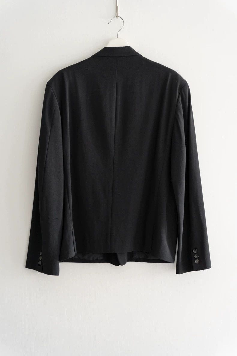 Yohji Yamamoto Yohji Yamamoto Yohji Yamamoto Black Wool Blazer Jacket Size US S / EU 44-46 / 1 - 2 Thumbnail