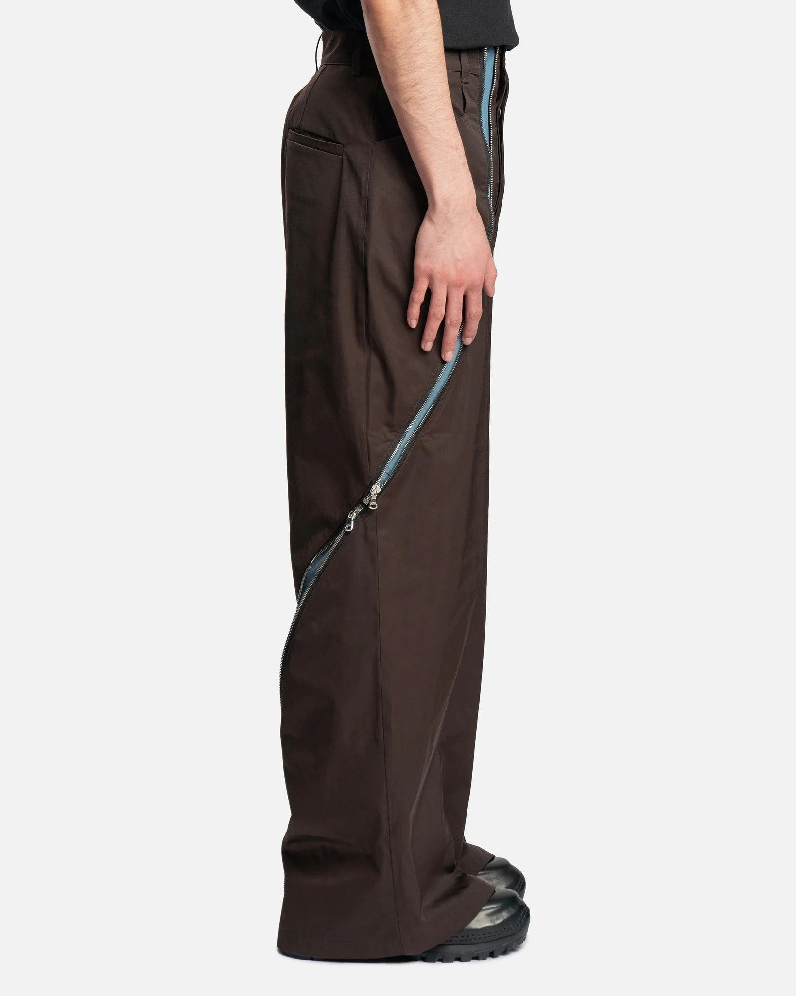 FFFPOSTALSERVICE FFFPOSTALSERVICE 3-Way Zip Trouser in Brown/Blue Size US 36 / EU 52 - 6 Thumbnail