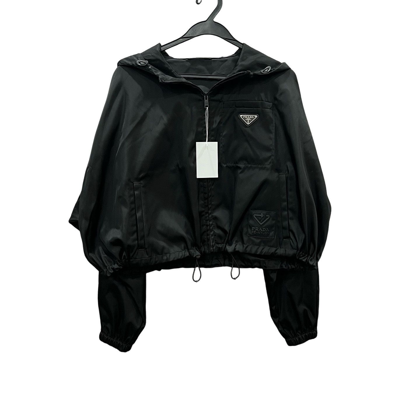 Prada Prada Re-Nylon Logo Hooded Jacket Size 40 Size S / US 4 / IT 40 - 1 Thumbnail